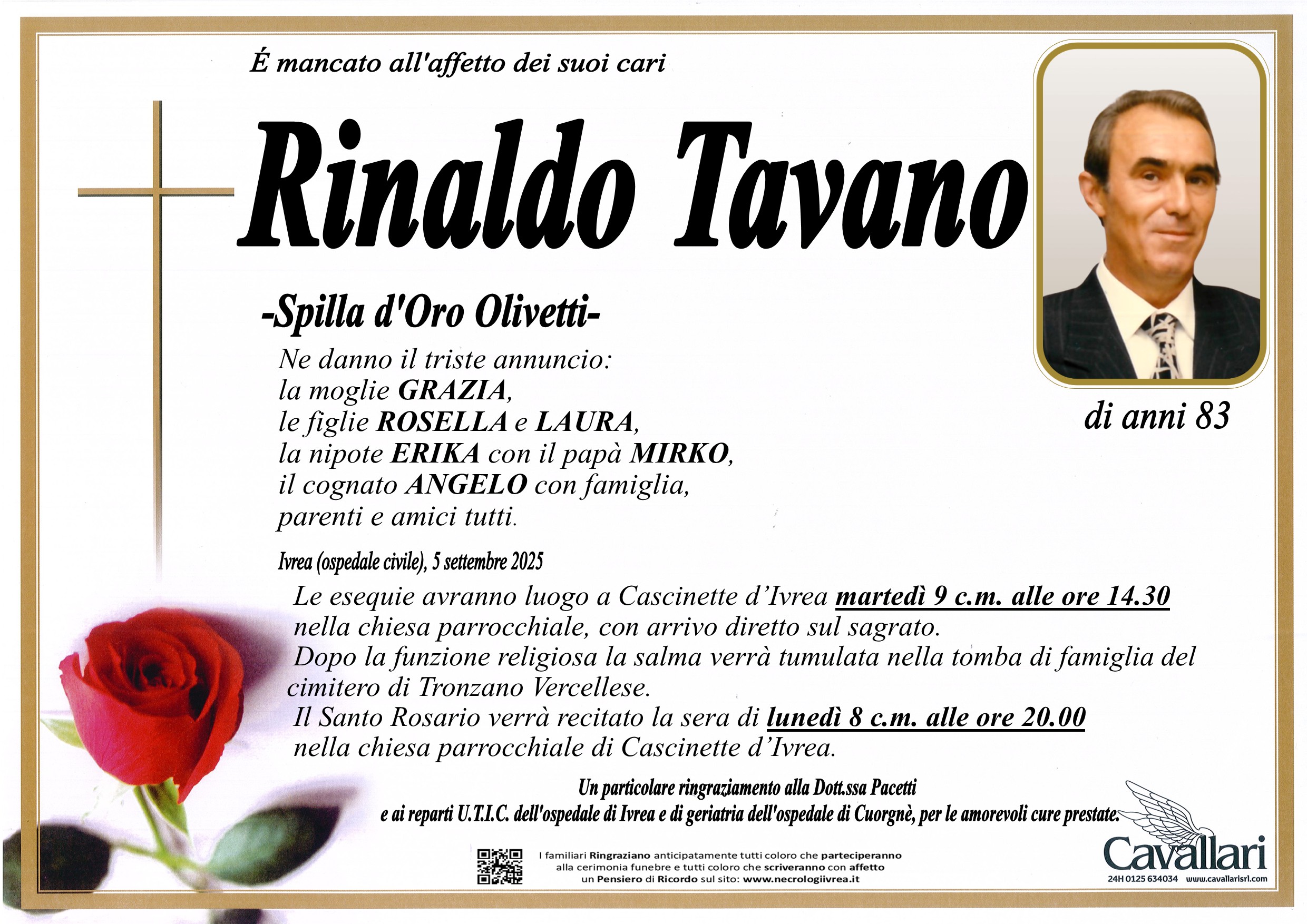 Annuncio famiglia