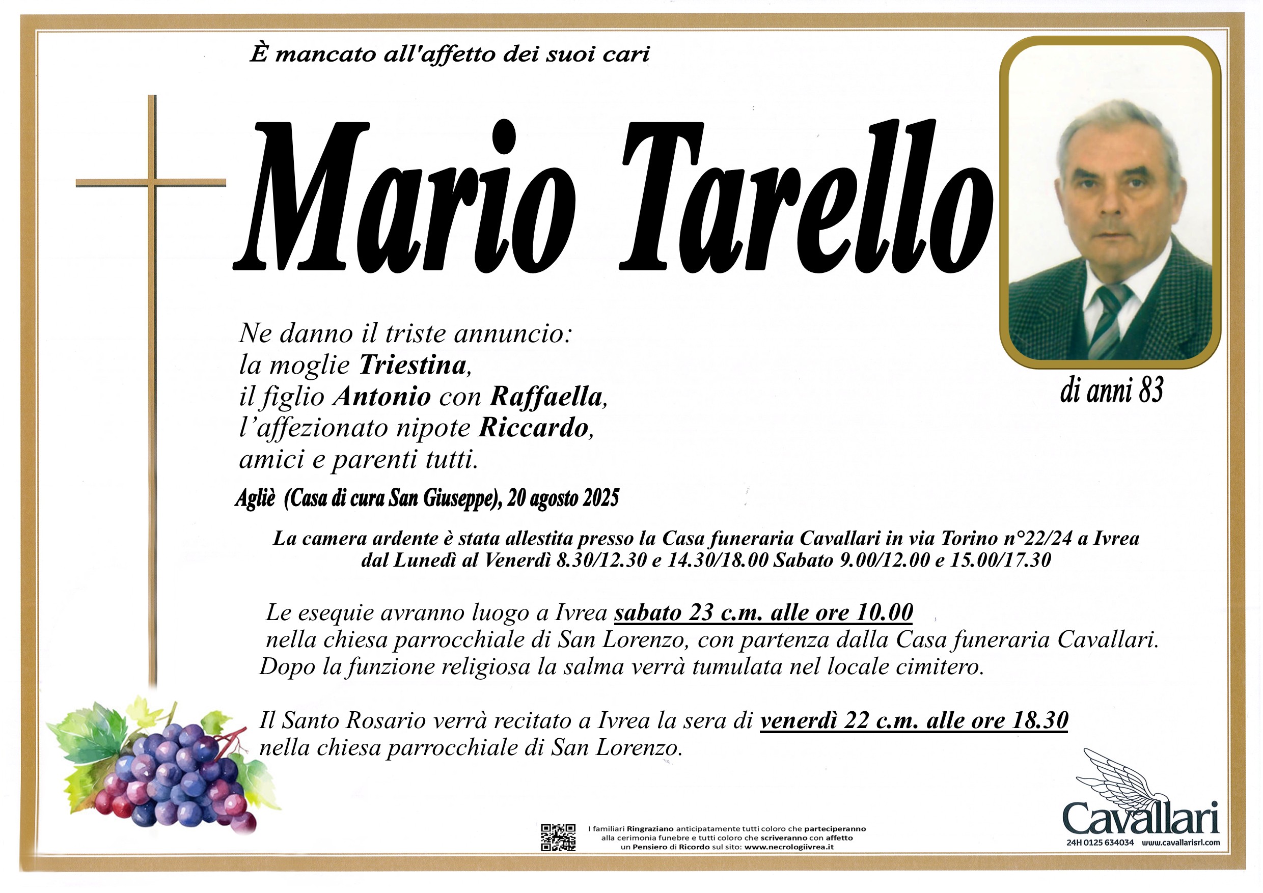 Annuncio famiglia