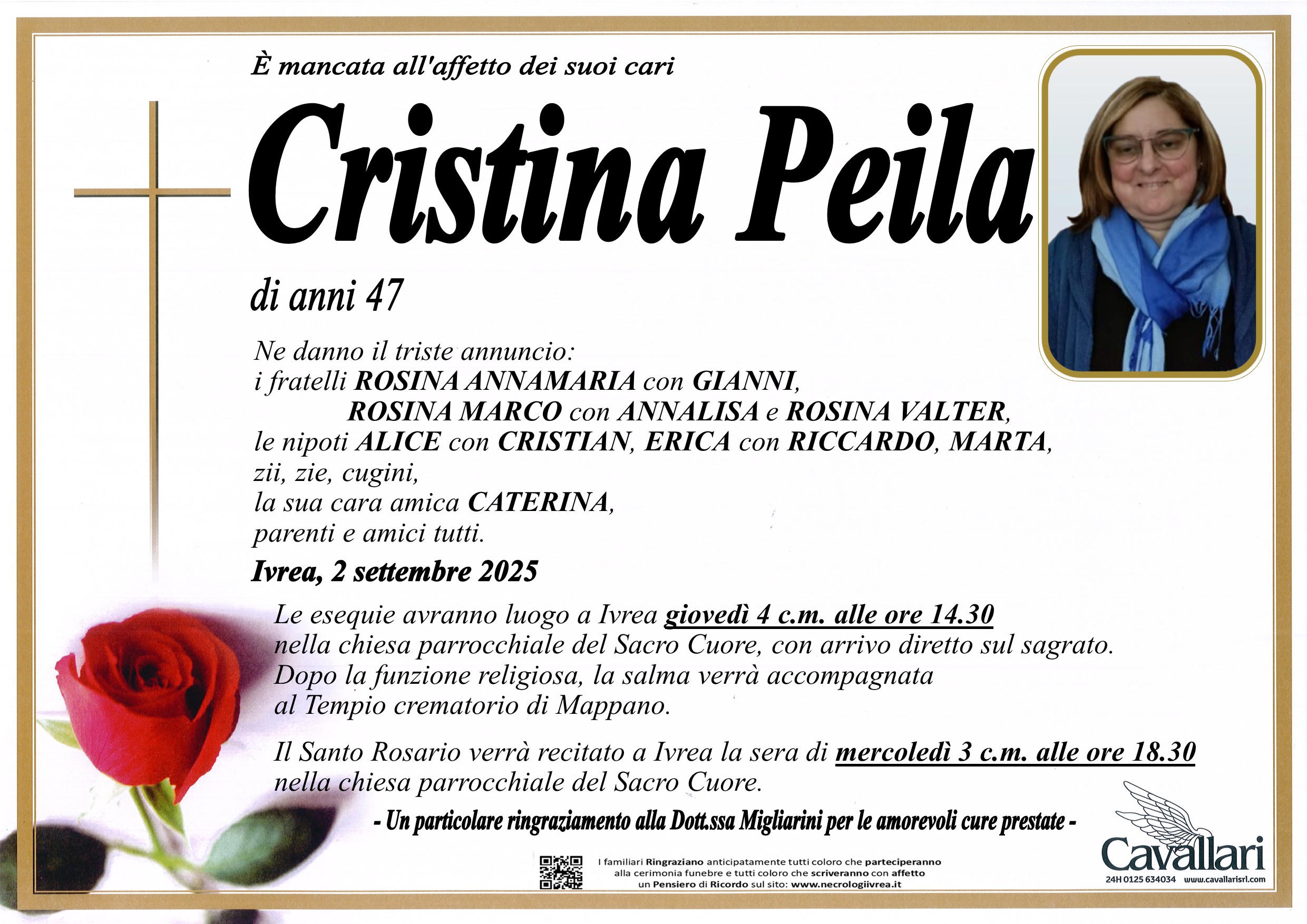 Annuncio famiglia