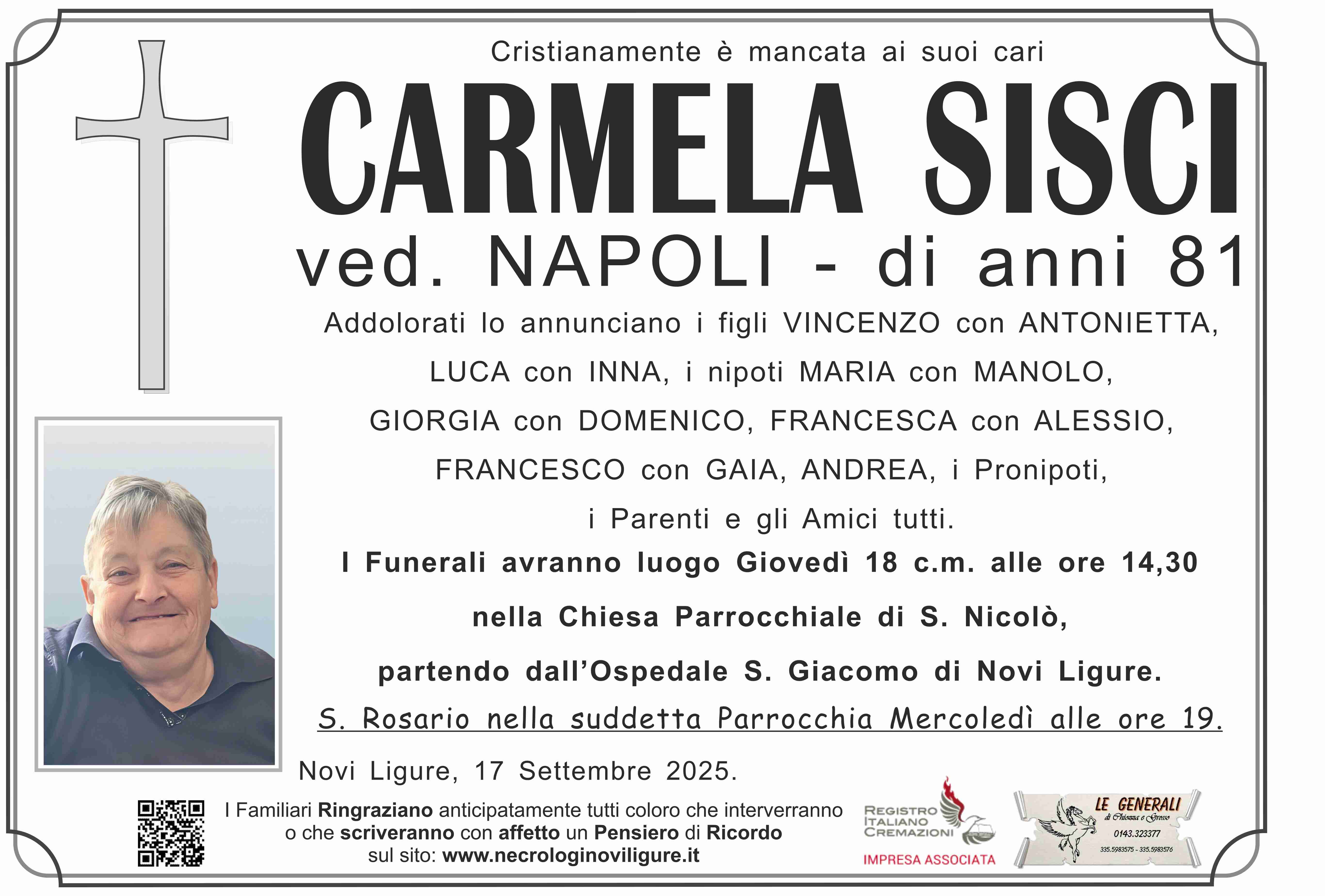 Annuncio famiglia