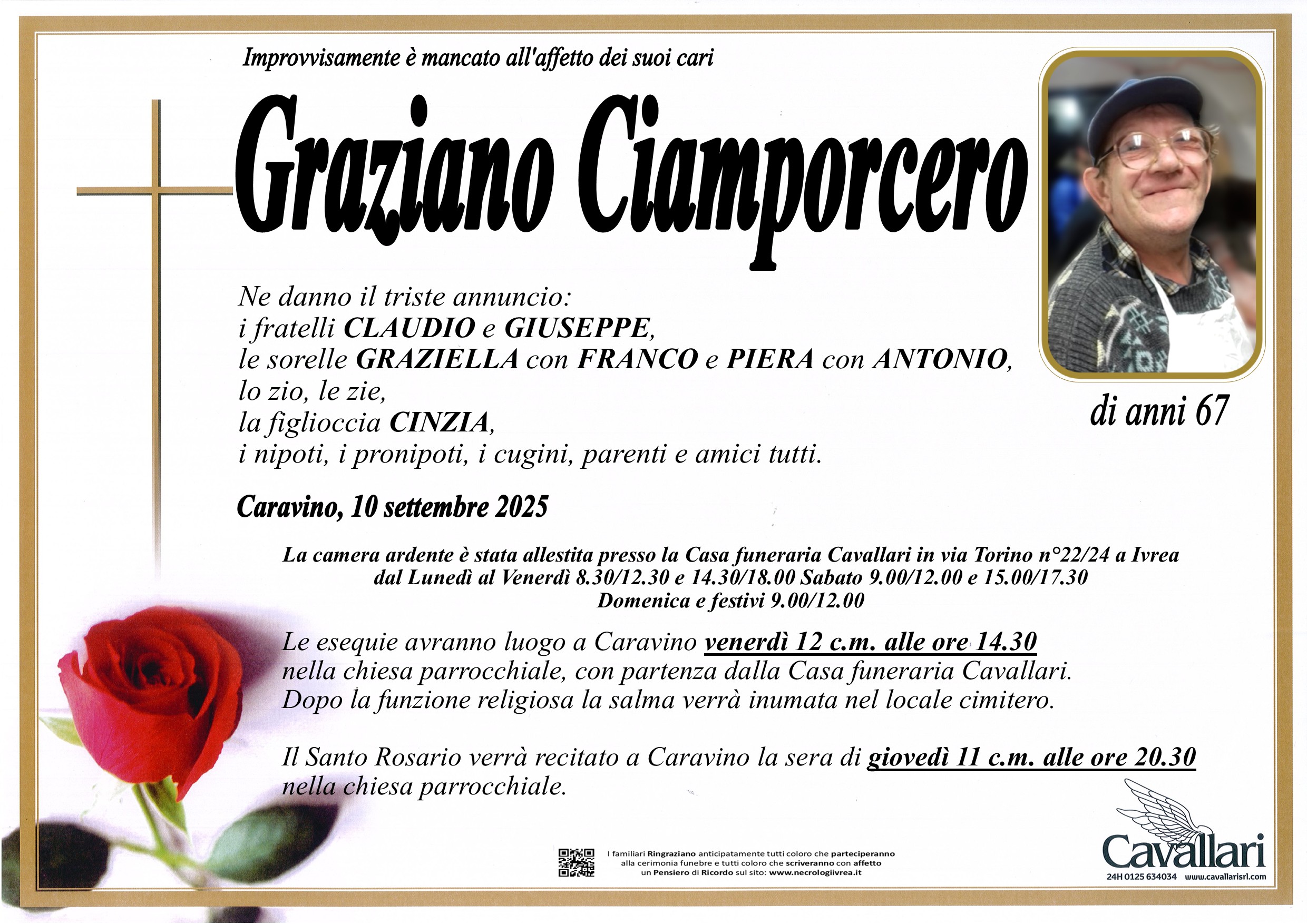 Annuncio famiglia