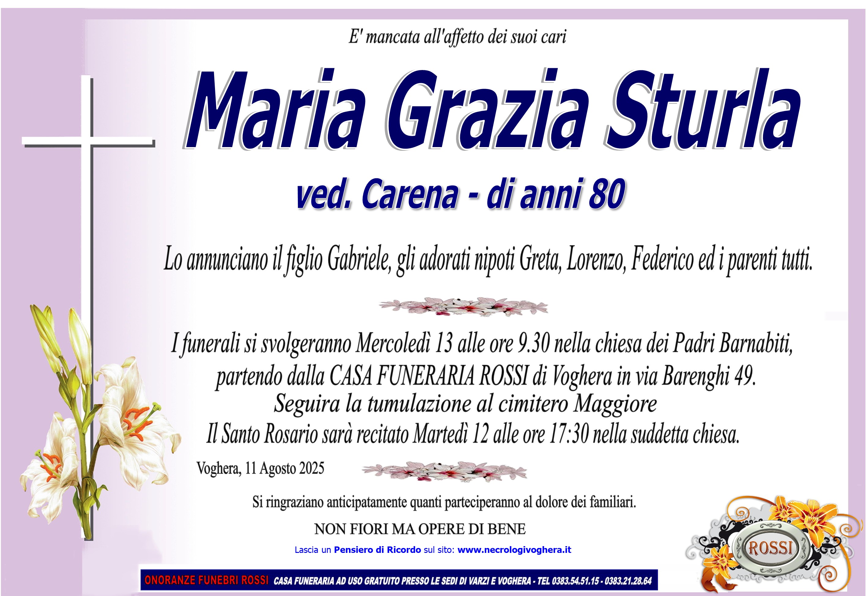 Annuncio famiglia