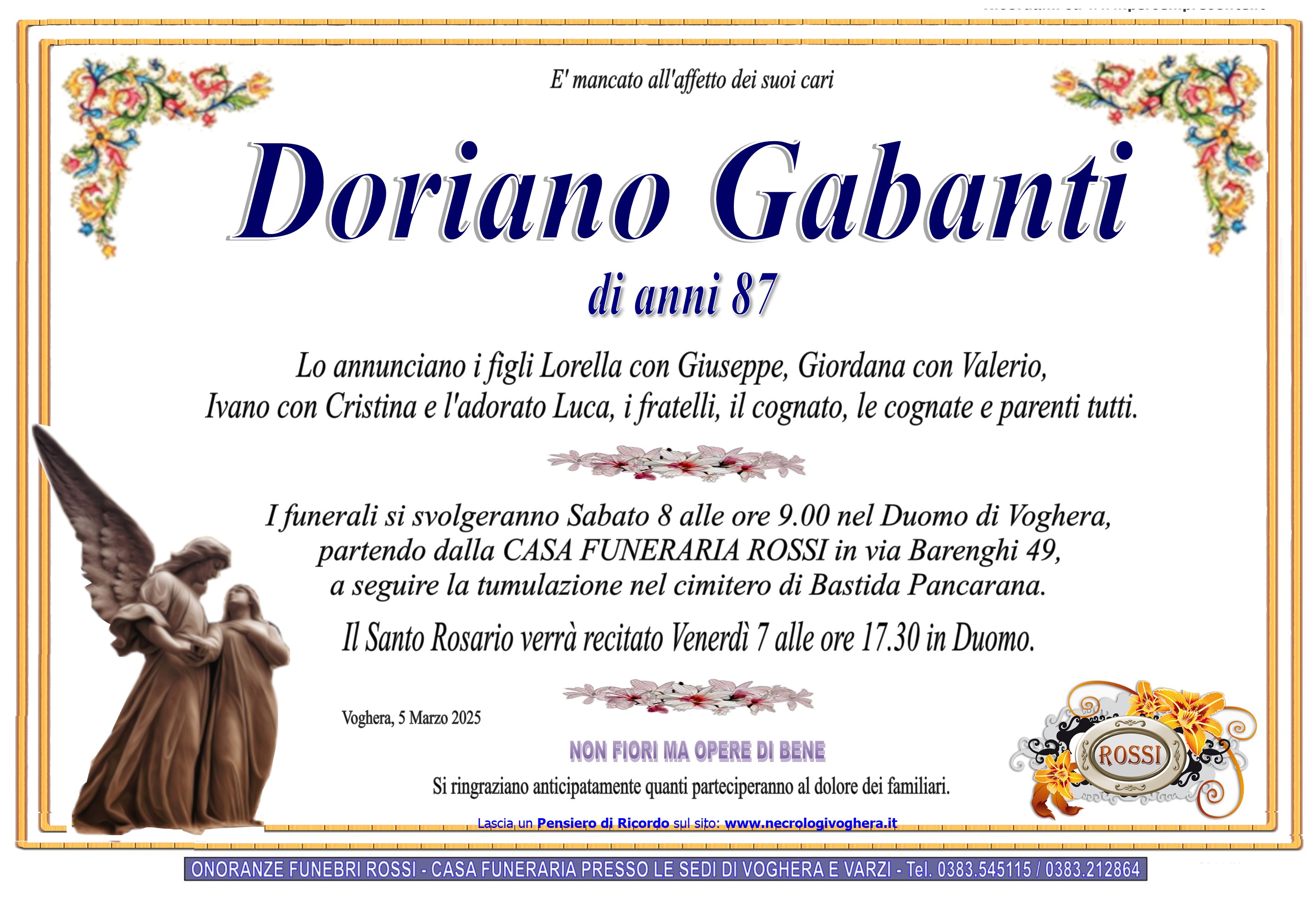 Annuncio famiglia