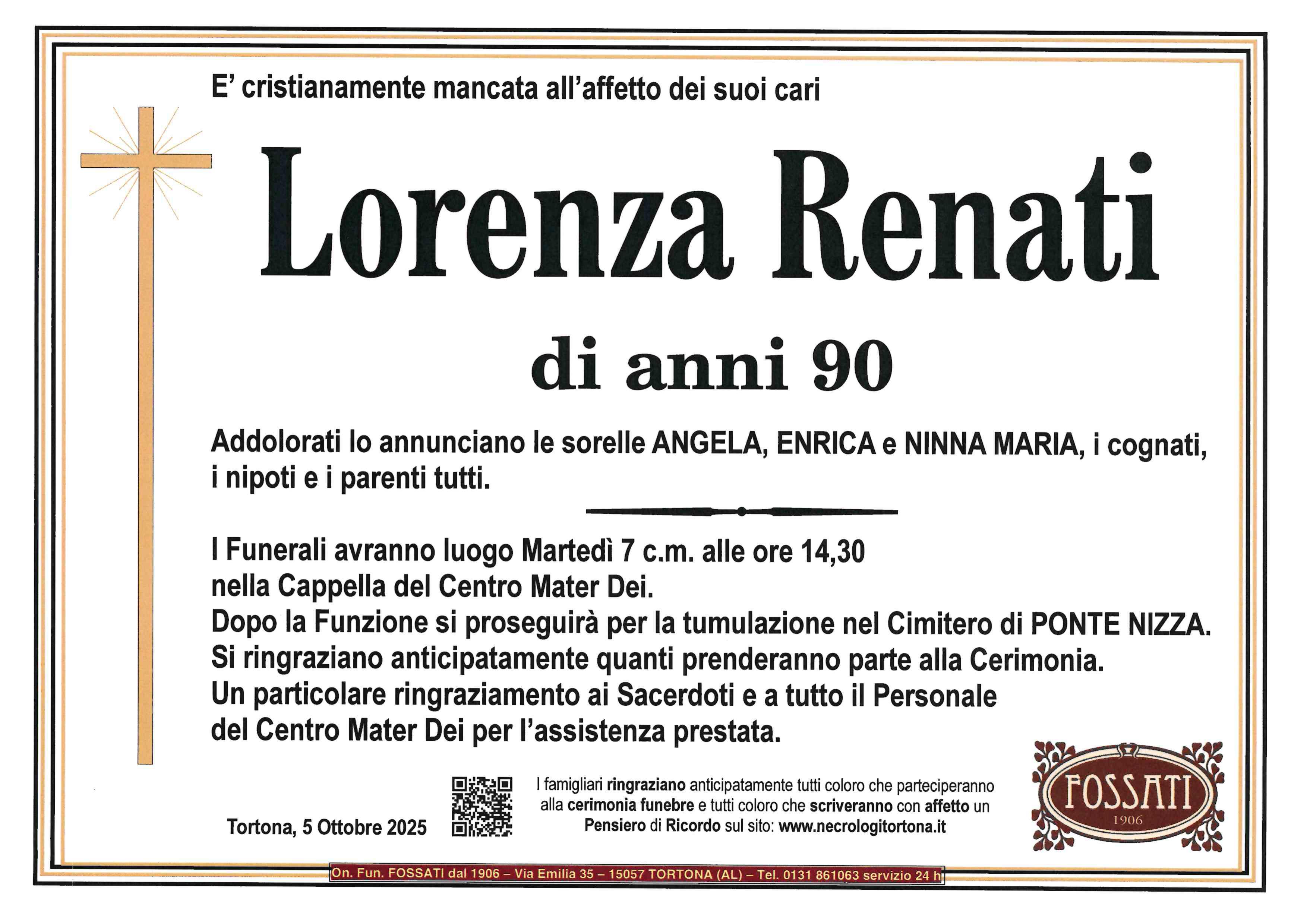 Annuncio famiglia