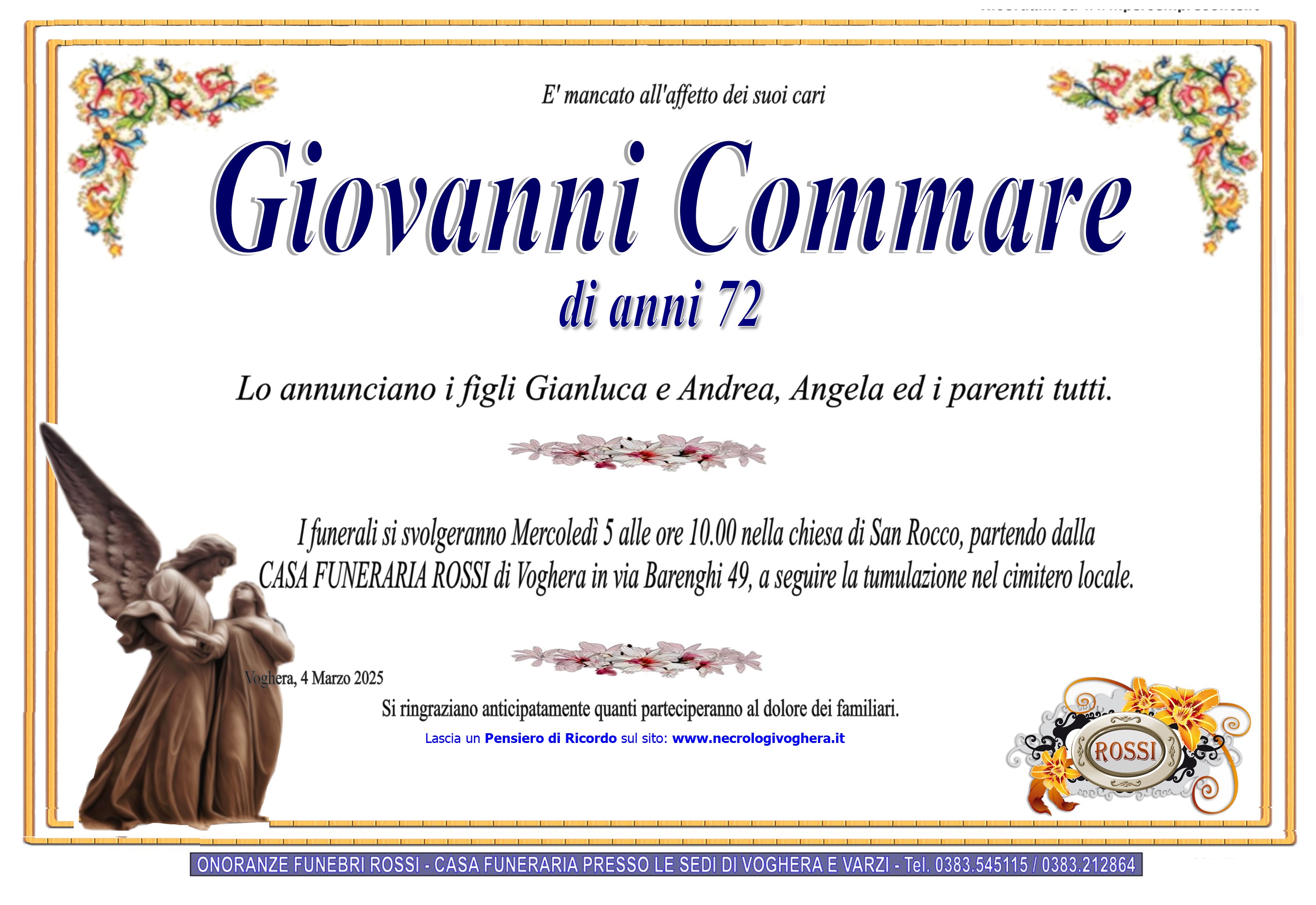 Annuncio famiglia