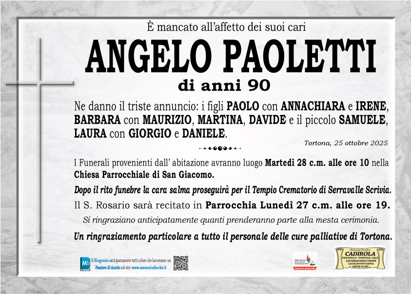 Annuncio famiglia