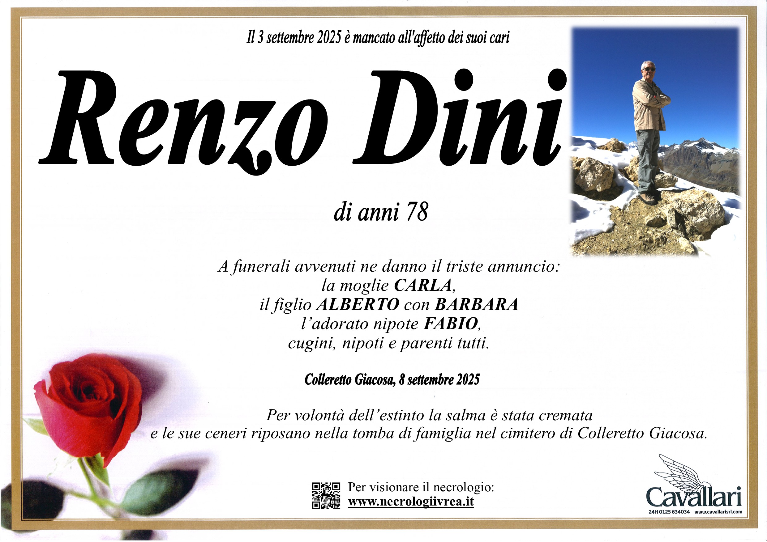 Annuncio famiglia