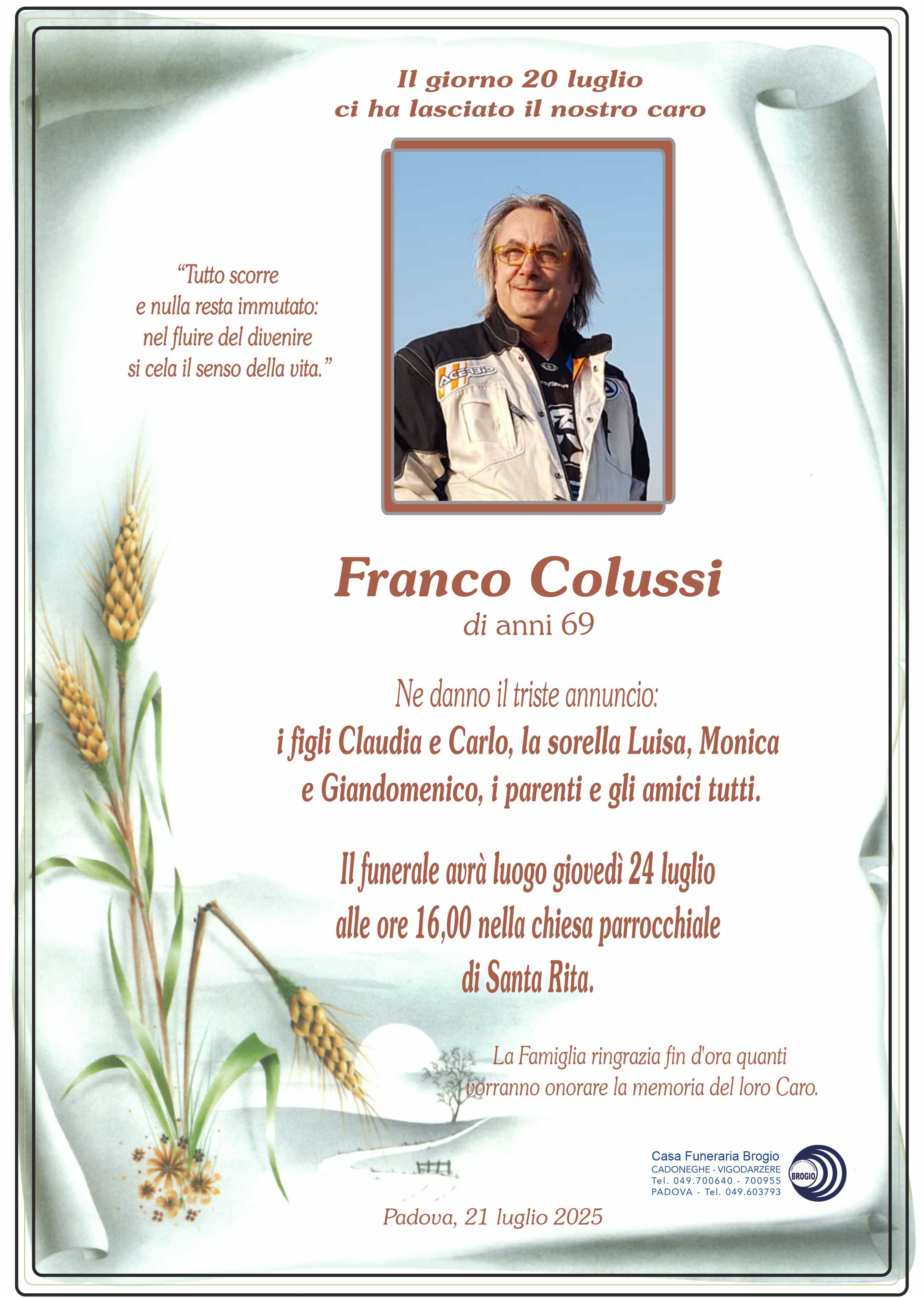 Annuncio famiglia