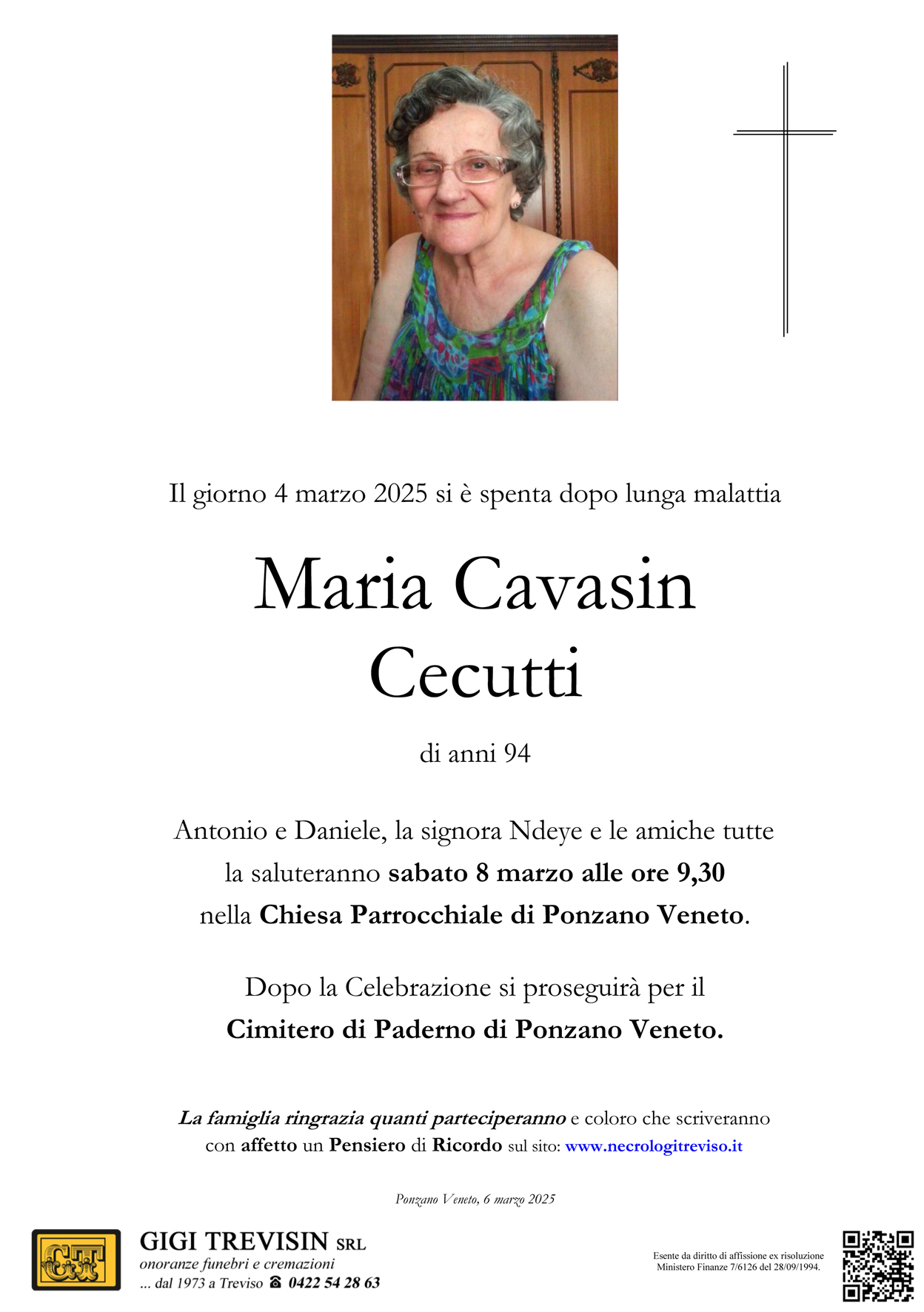 Annuncio famiglia