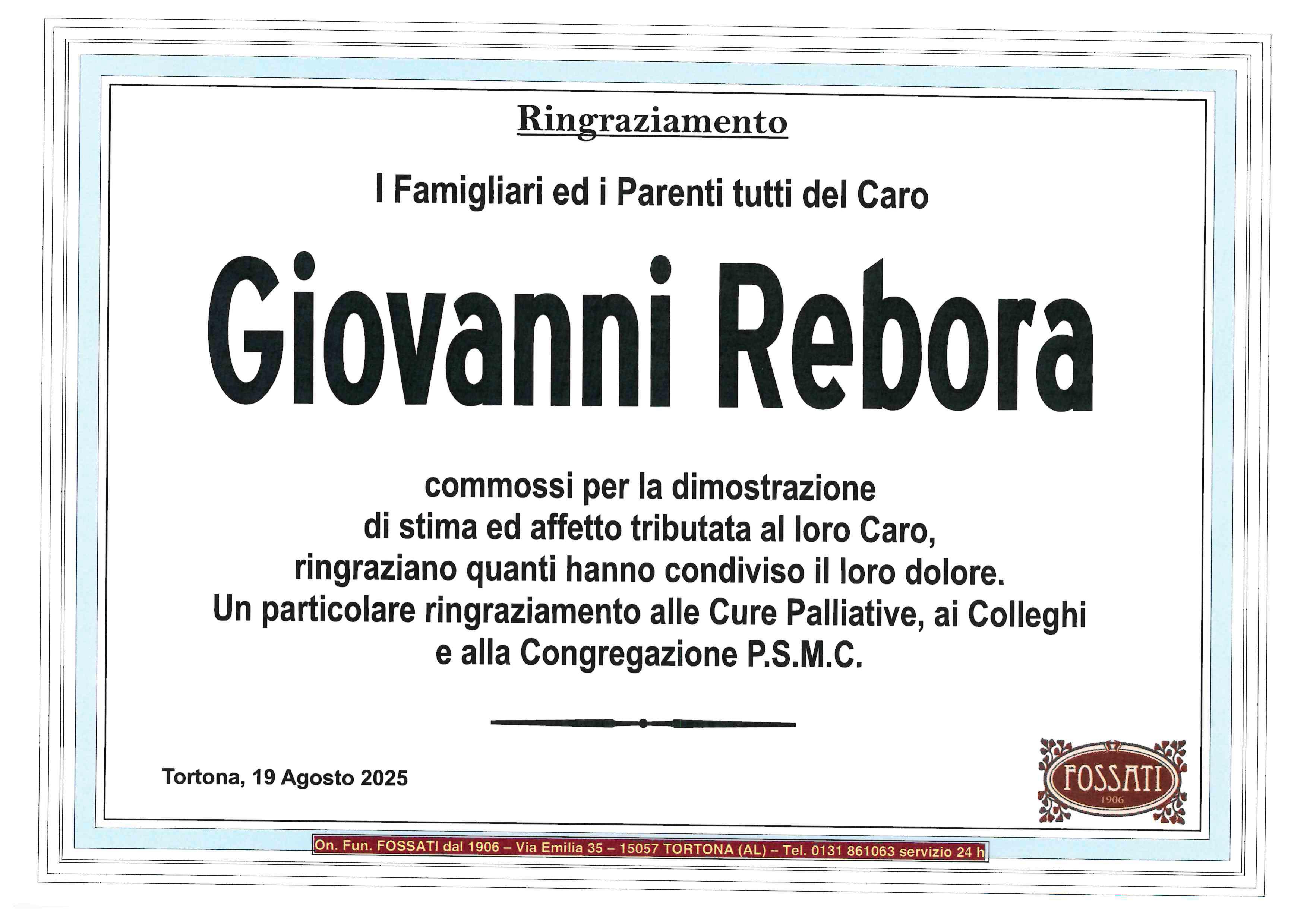 Ringraziamento