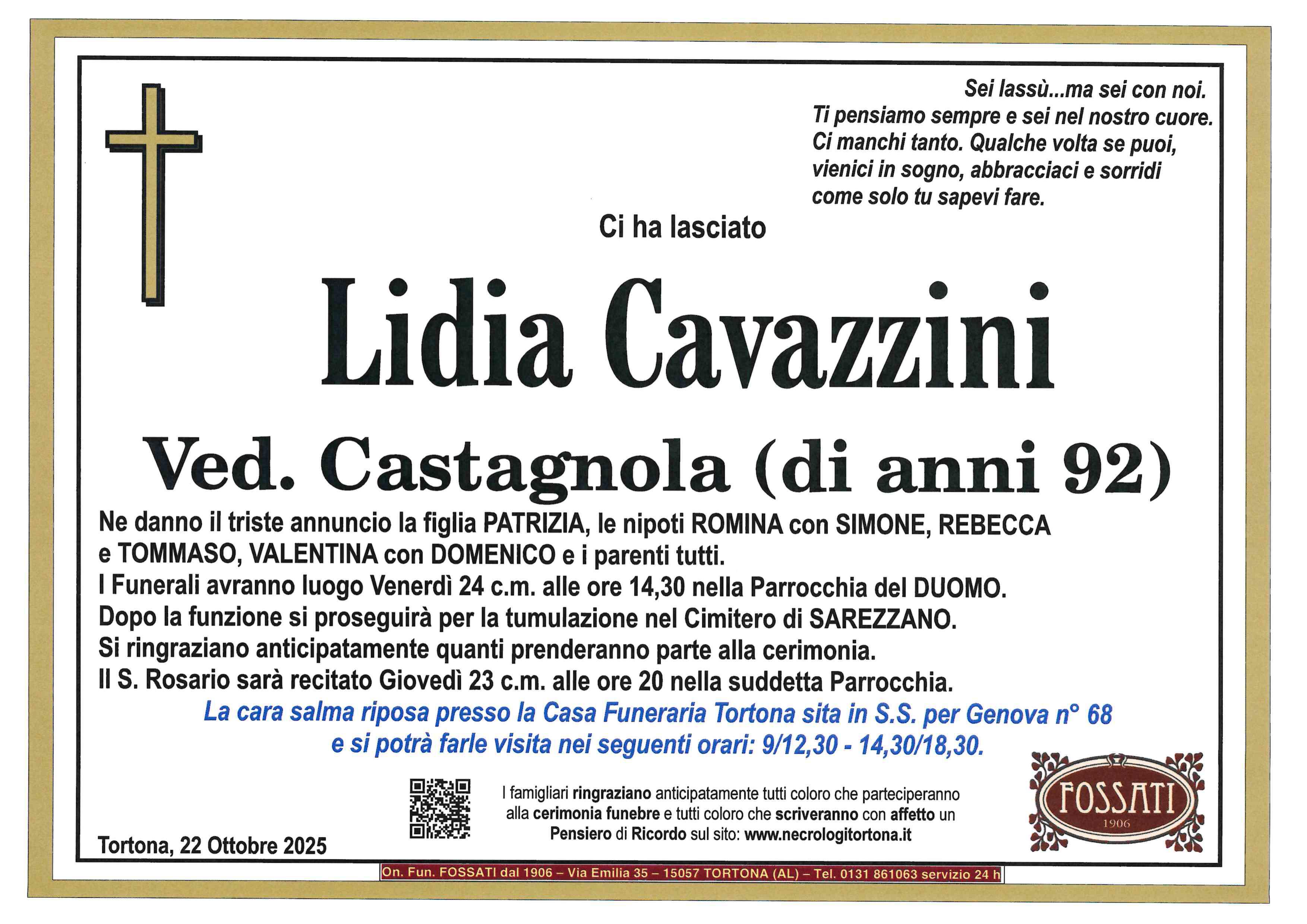 Annuncio famiglia