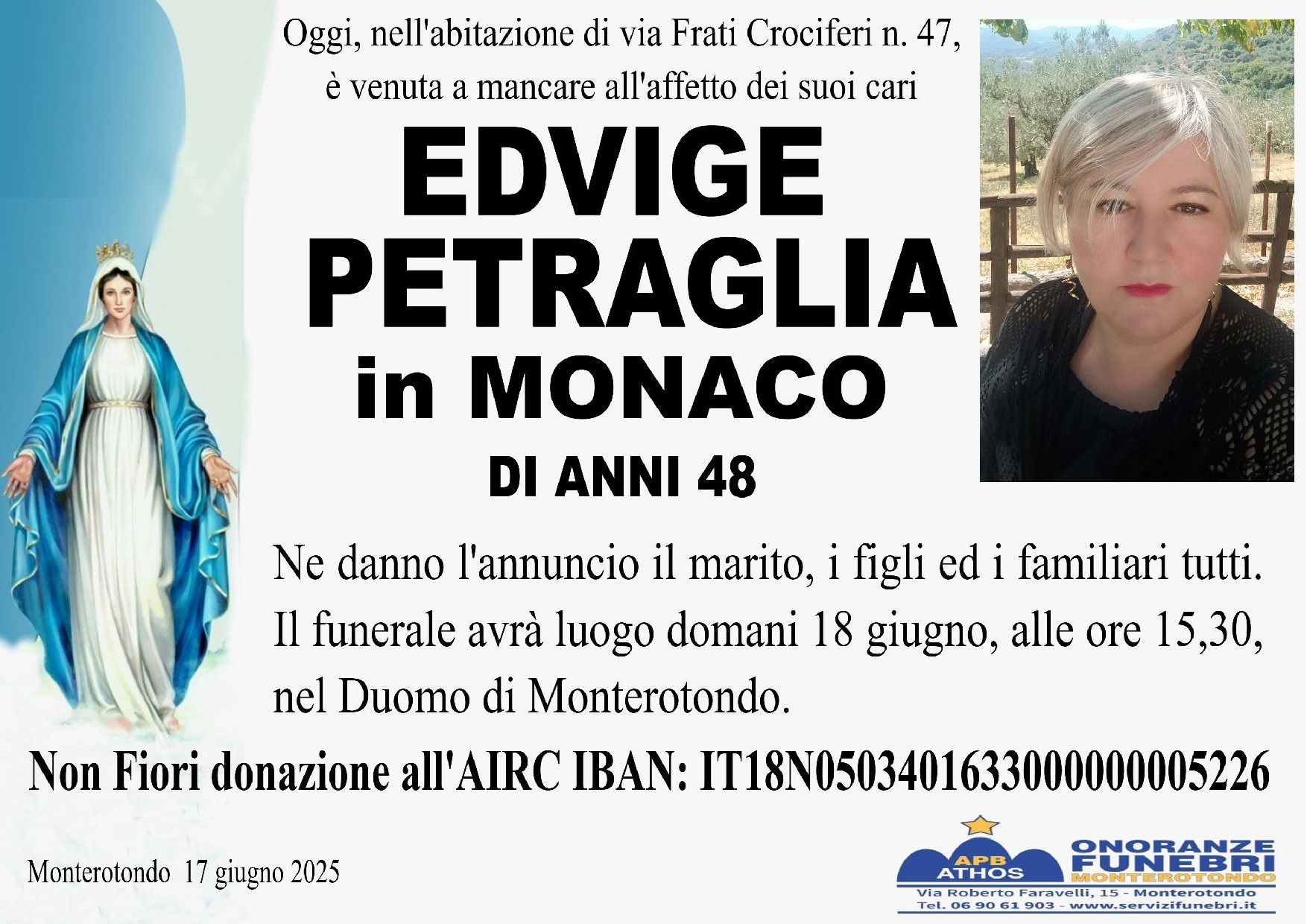 Annuncio famiglia