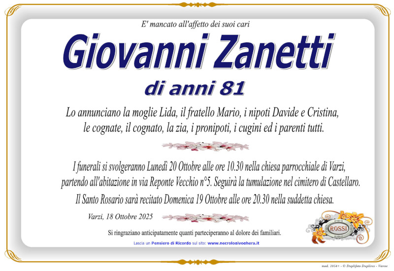 Annuncio famiglia