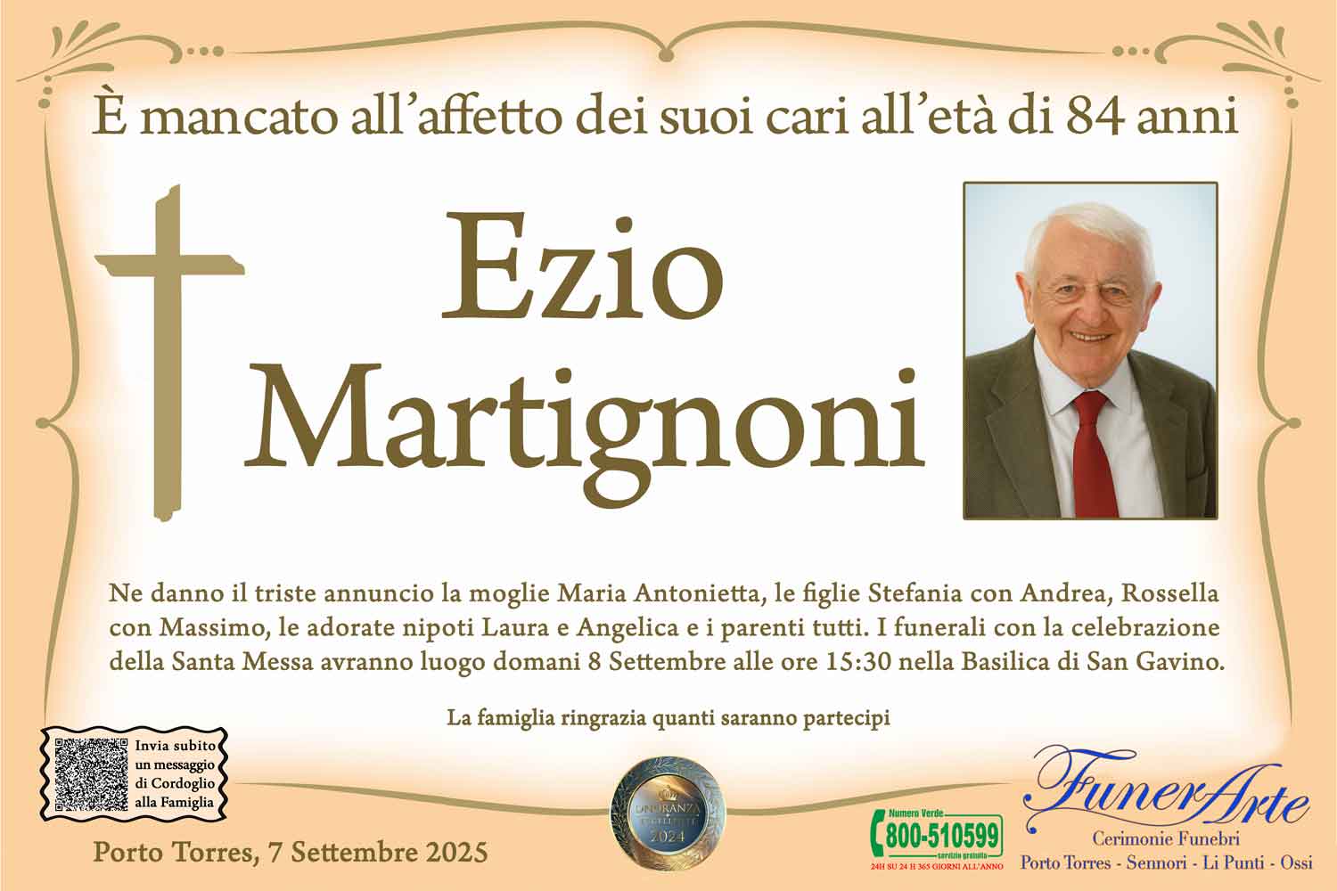 Annuncio famiglia