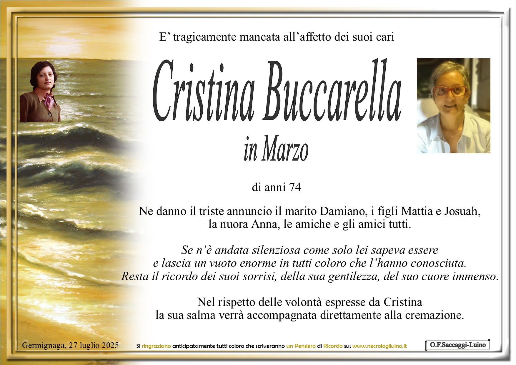 Annuncio famiglia