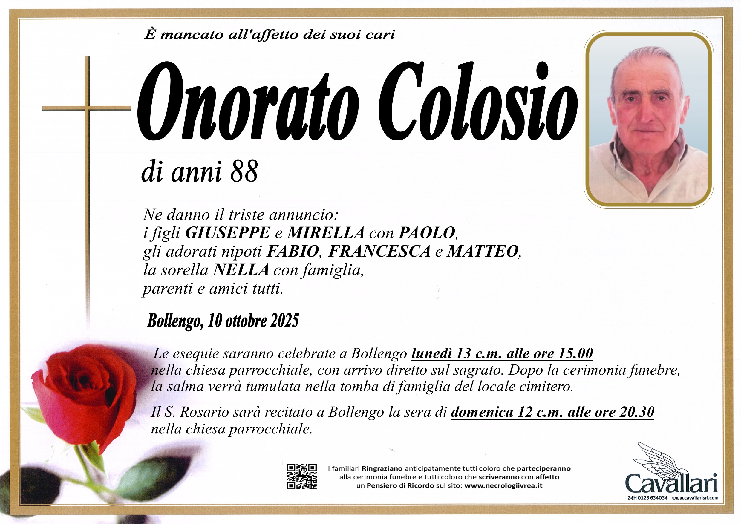 Annuncio famiglia