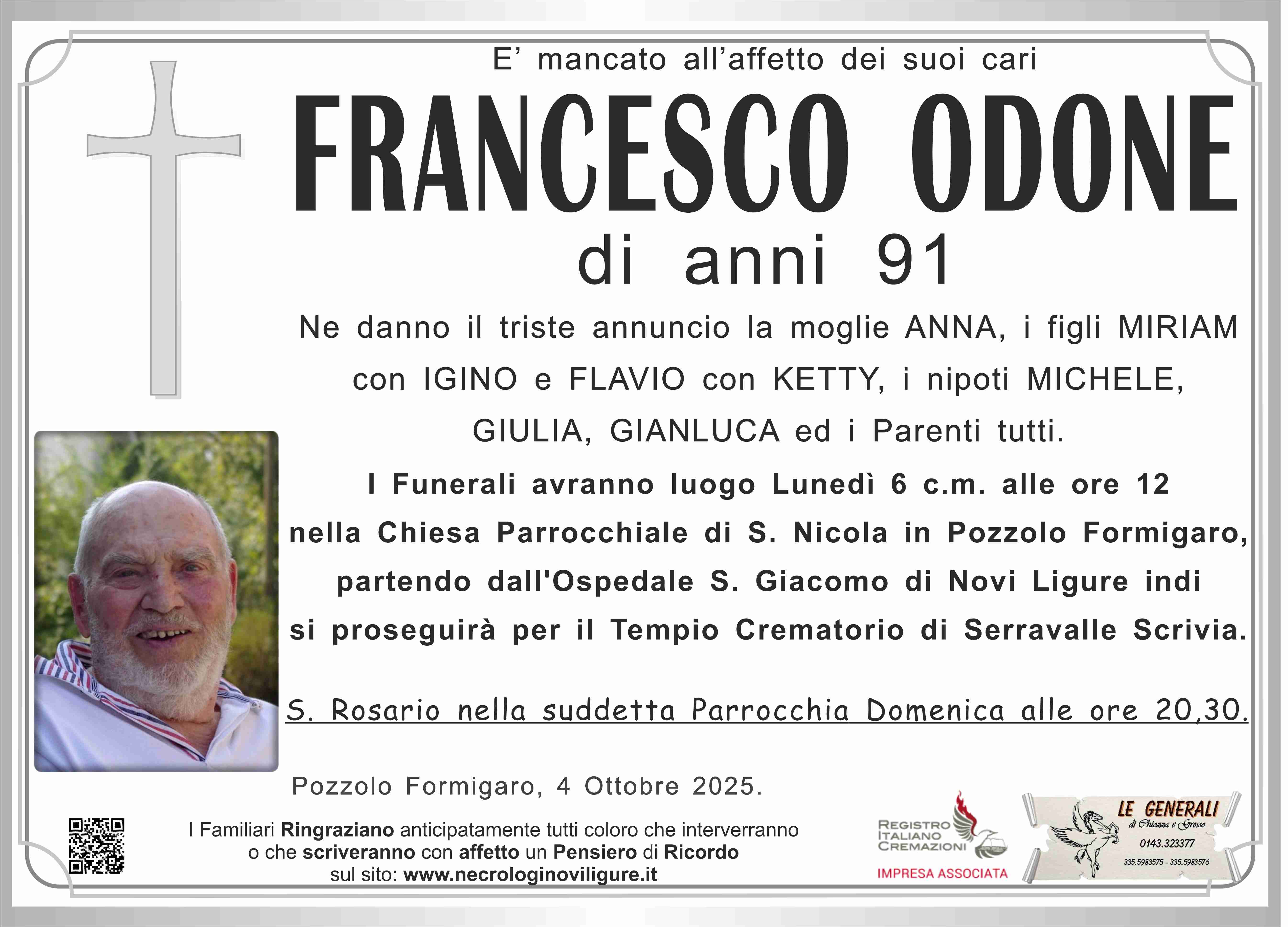Annuncio famiglia