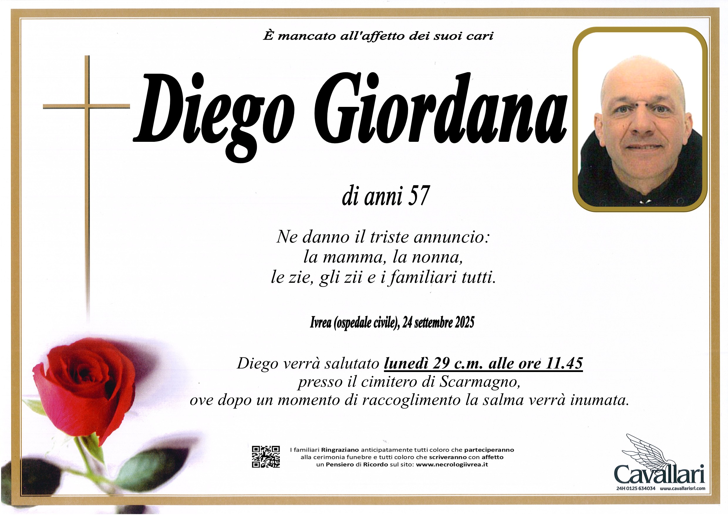 Annuncio famiglia