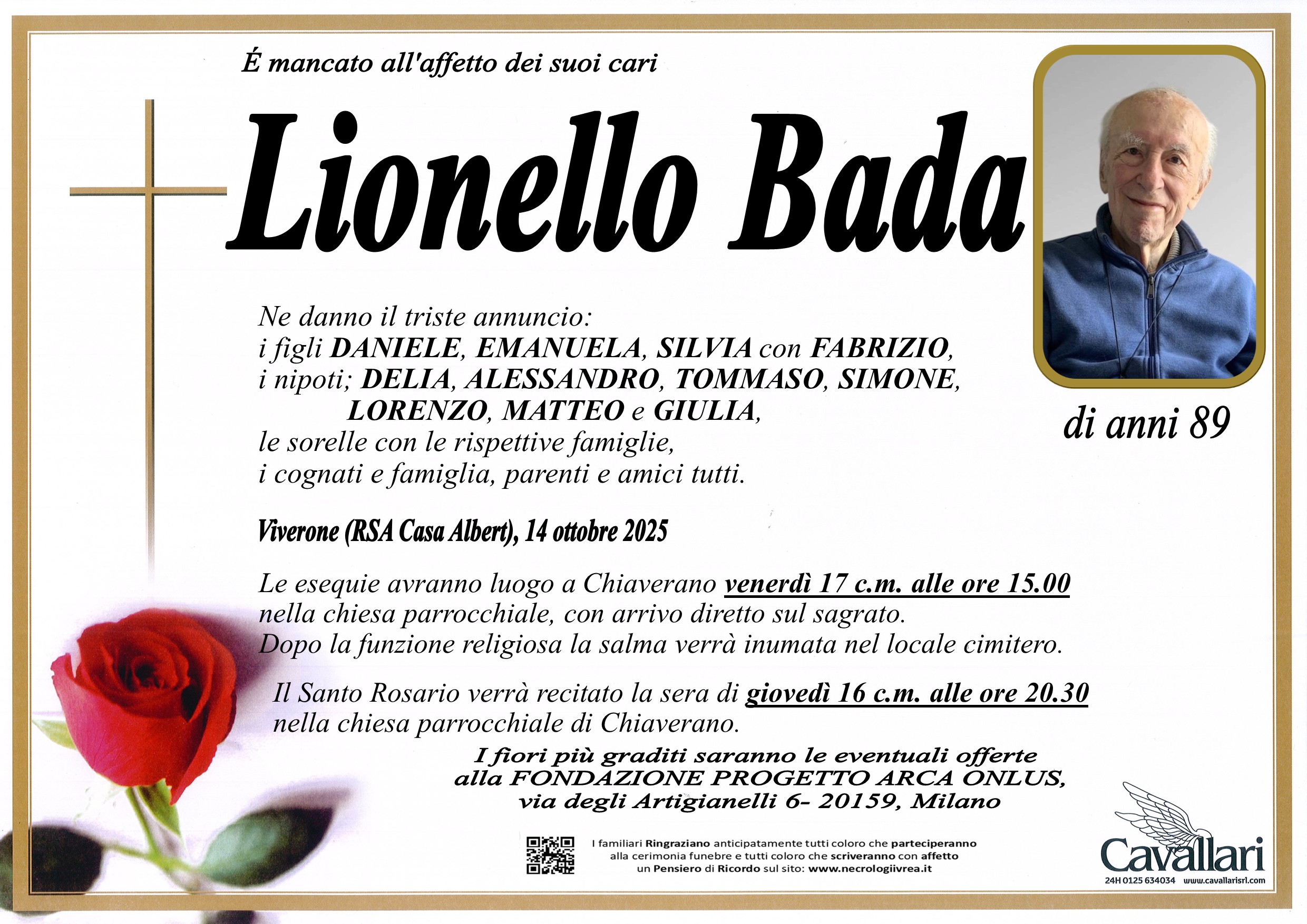 Annuncio famiglia