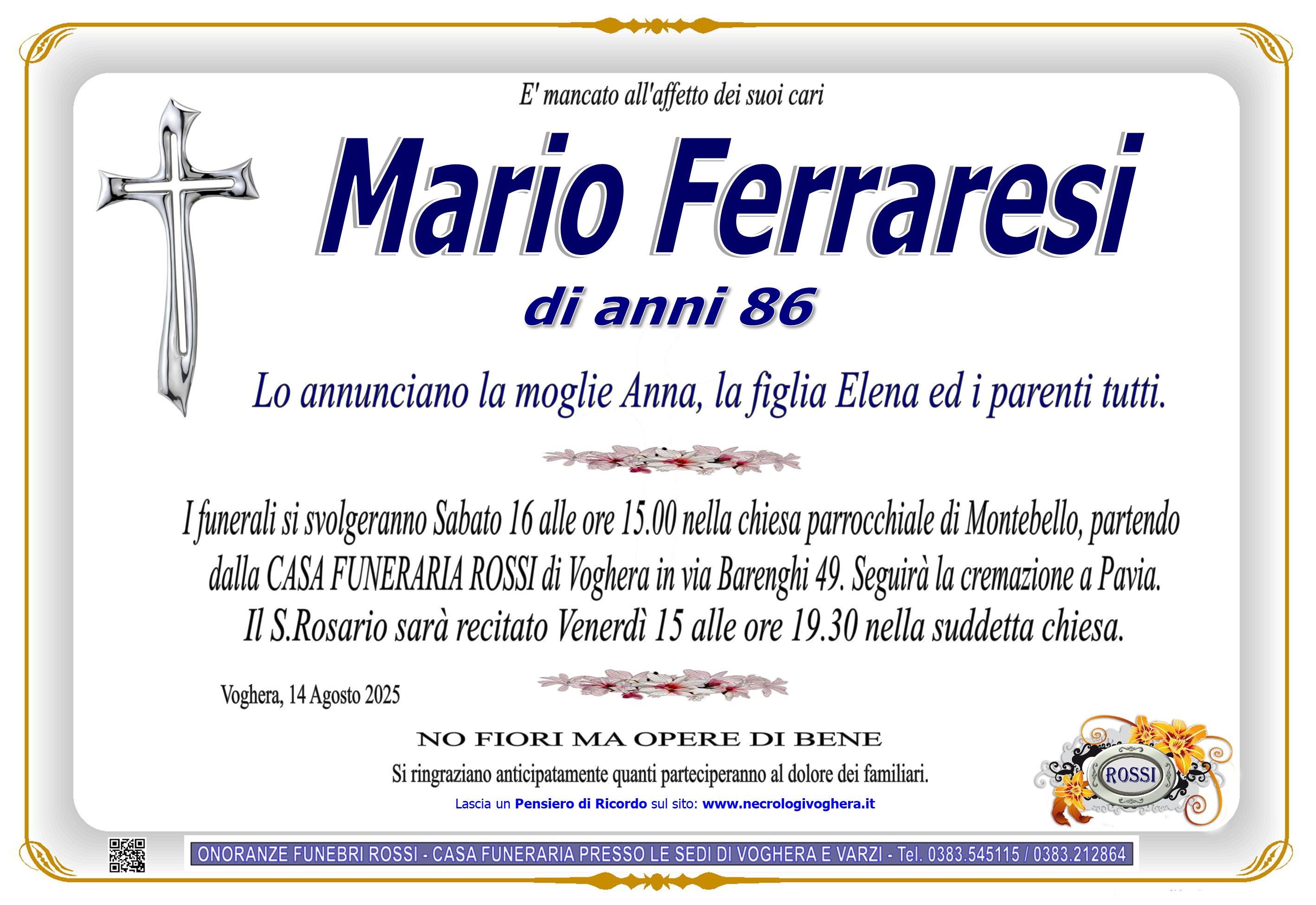 Annuncio famiglia
