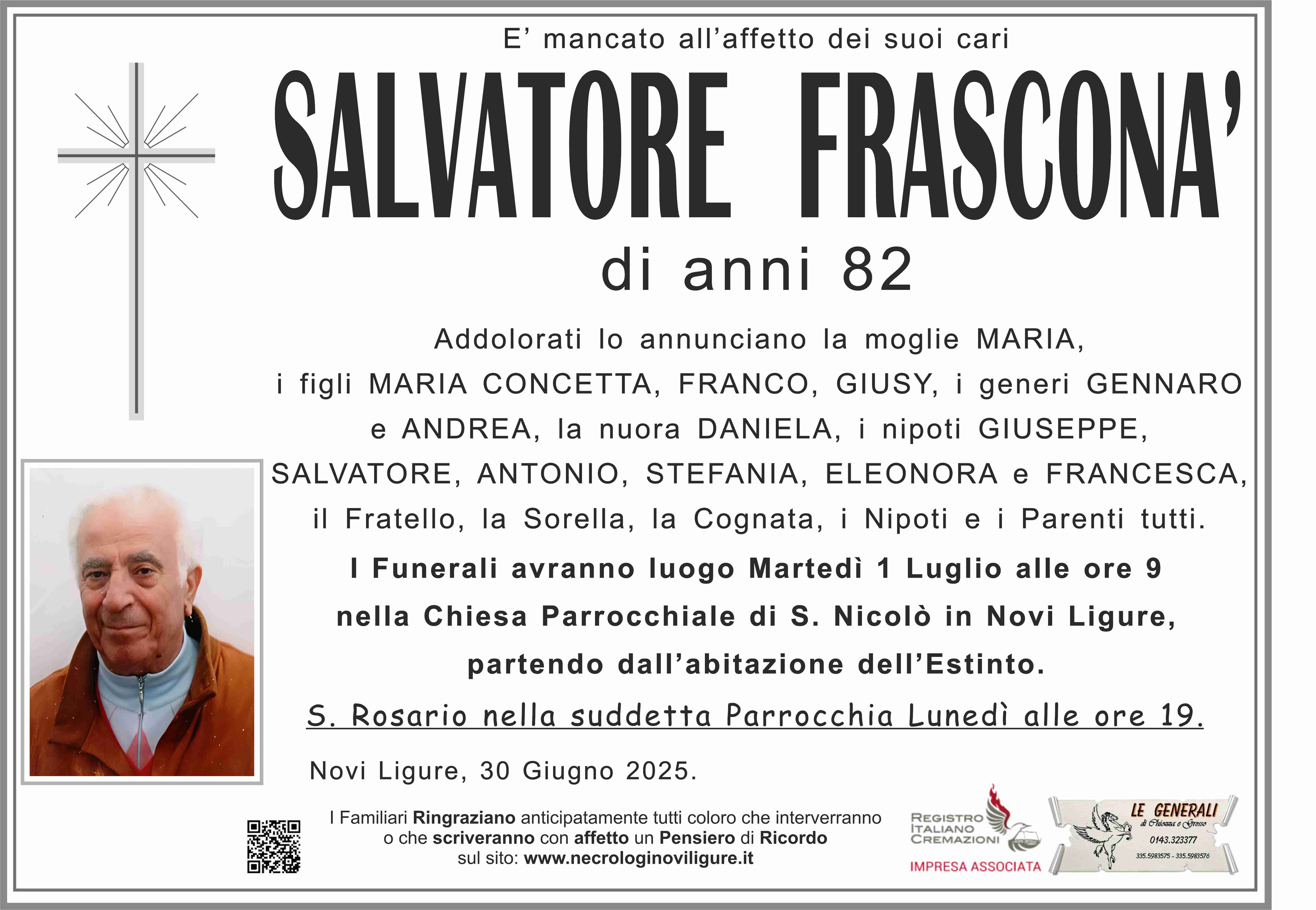 Annuncio famiglia