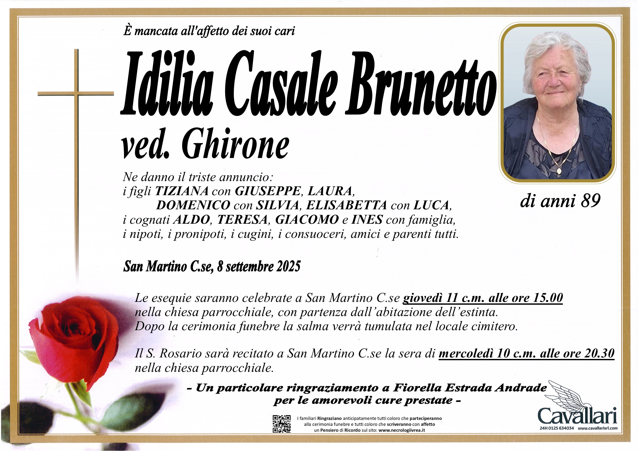 Annuncio famiglia