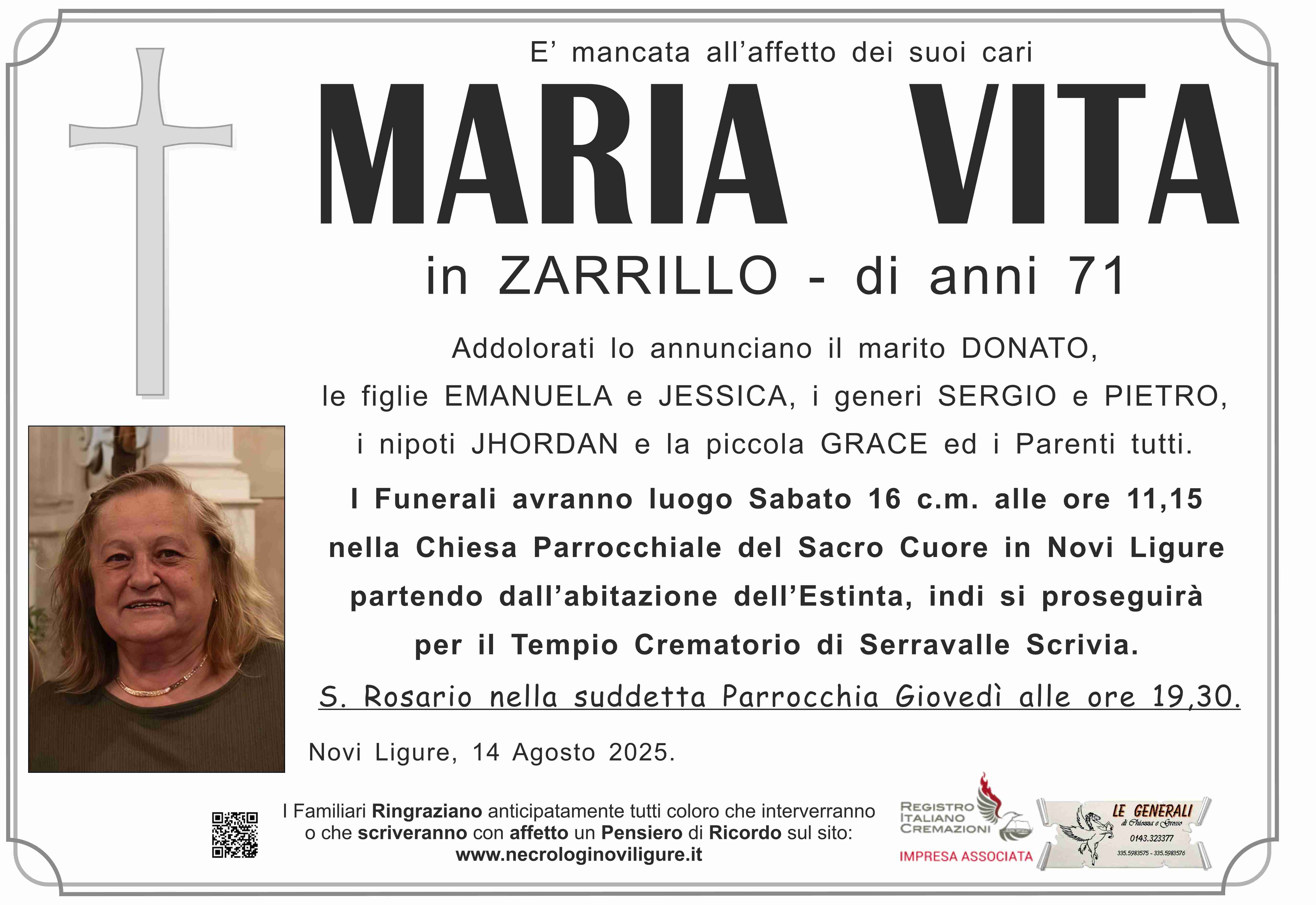 Annuncio famiglia