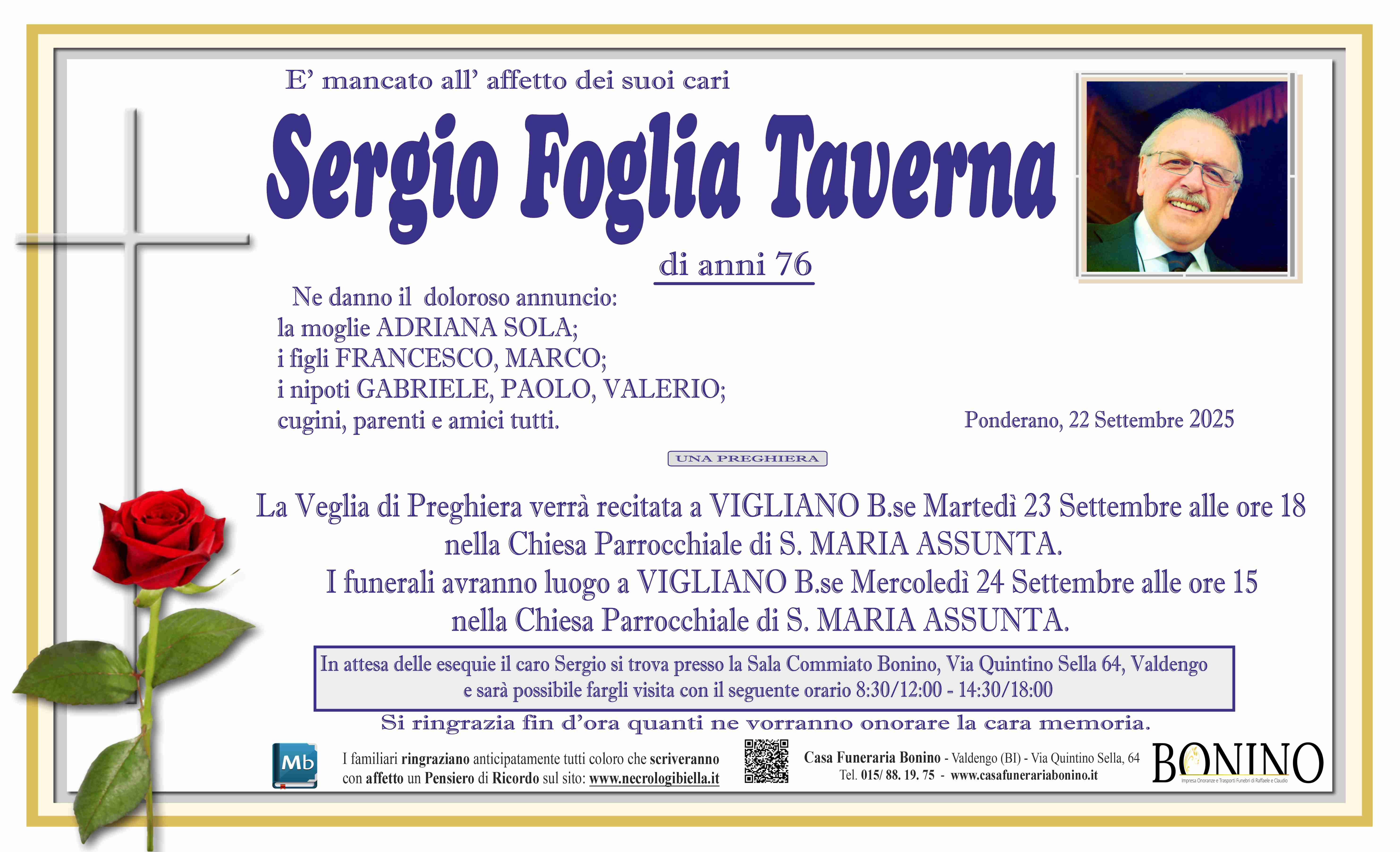Annuncio famiglia