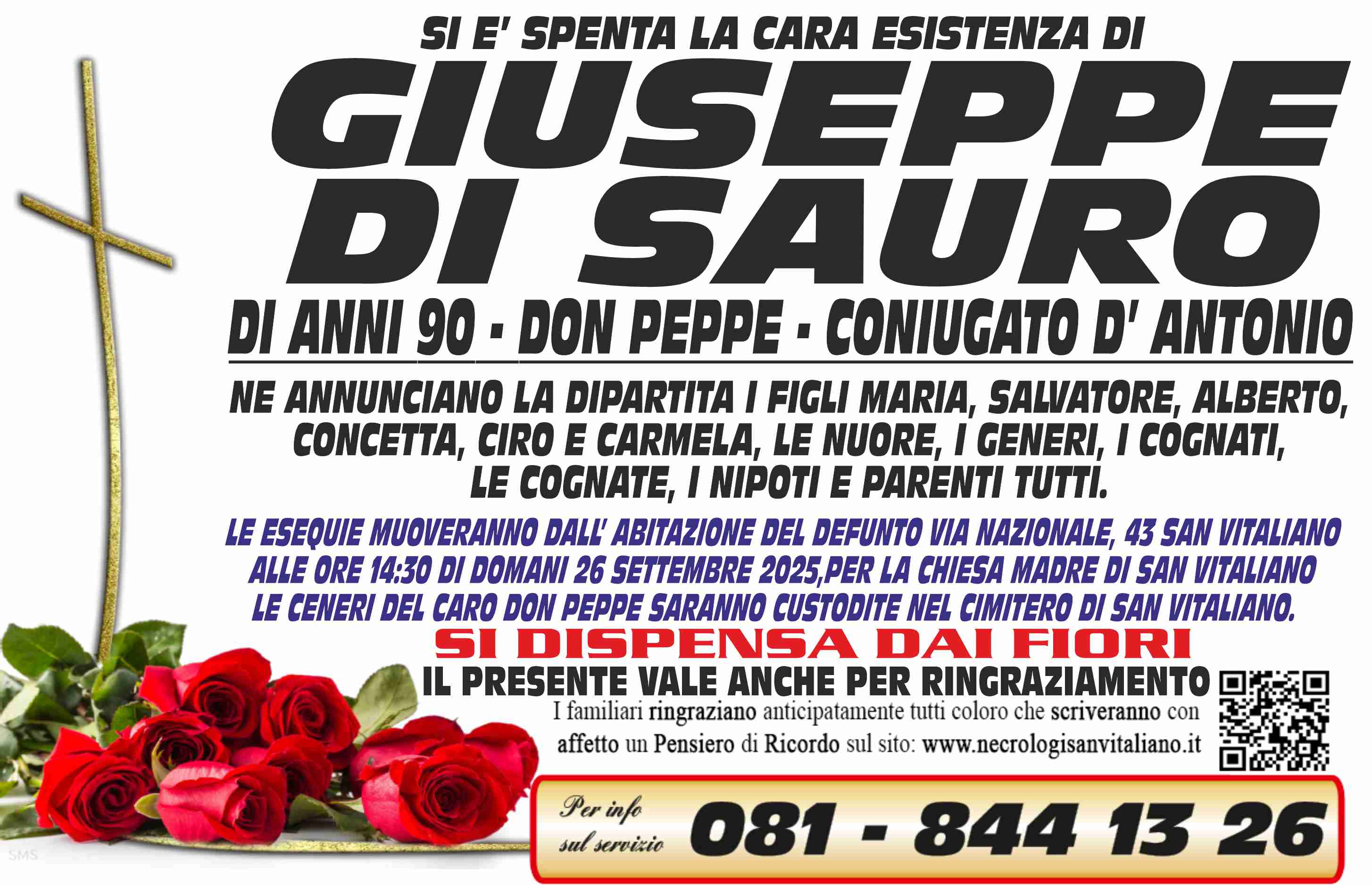 Annuncio famiglia