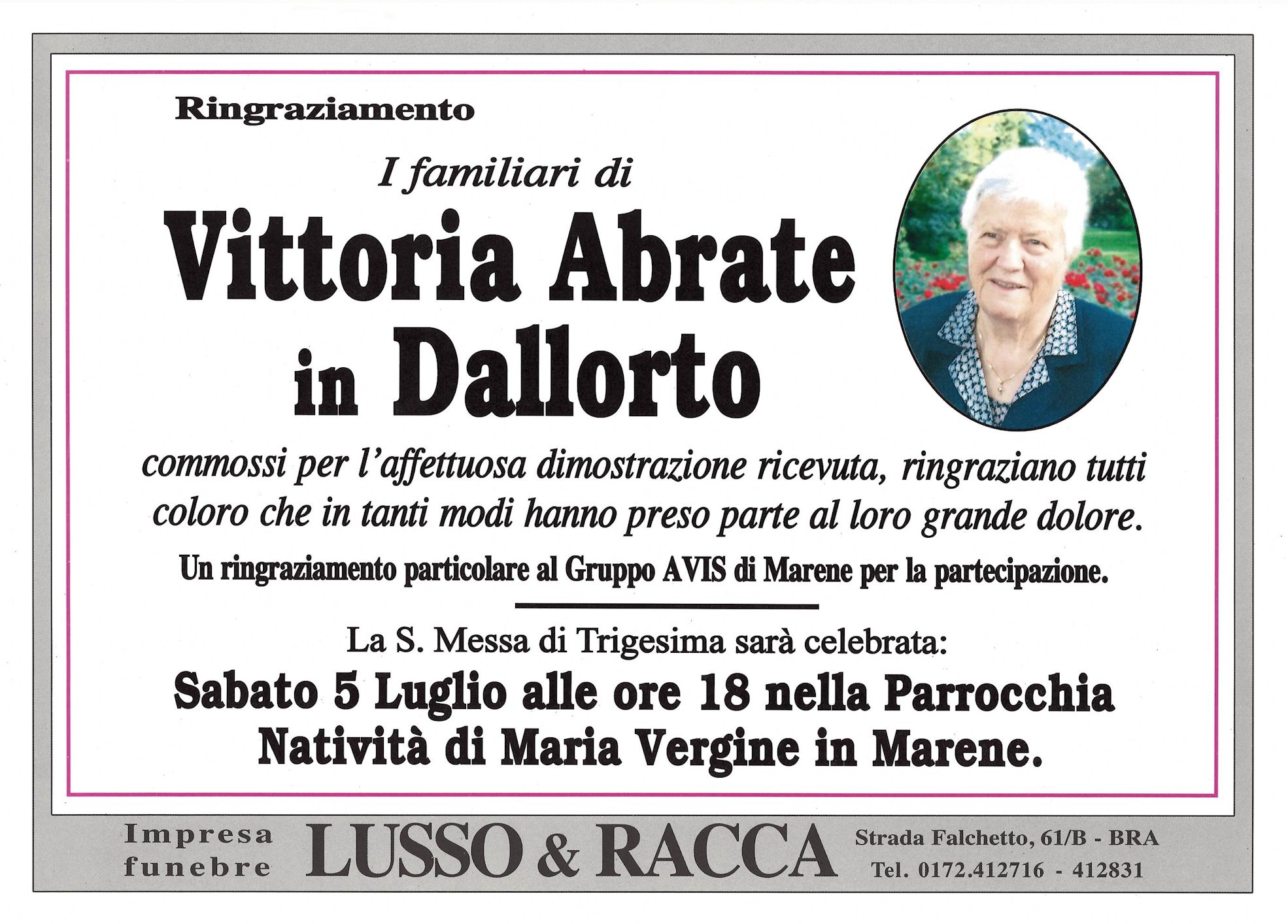 Ringraziamento