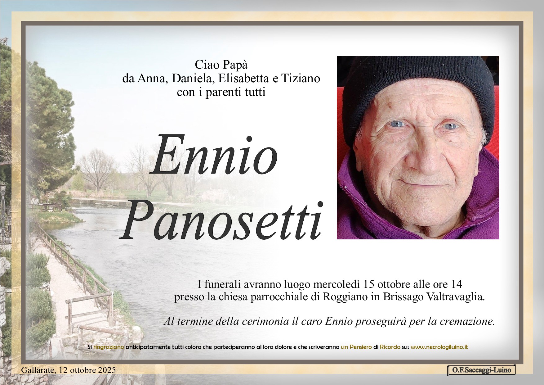 Annuncio famiglia