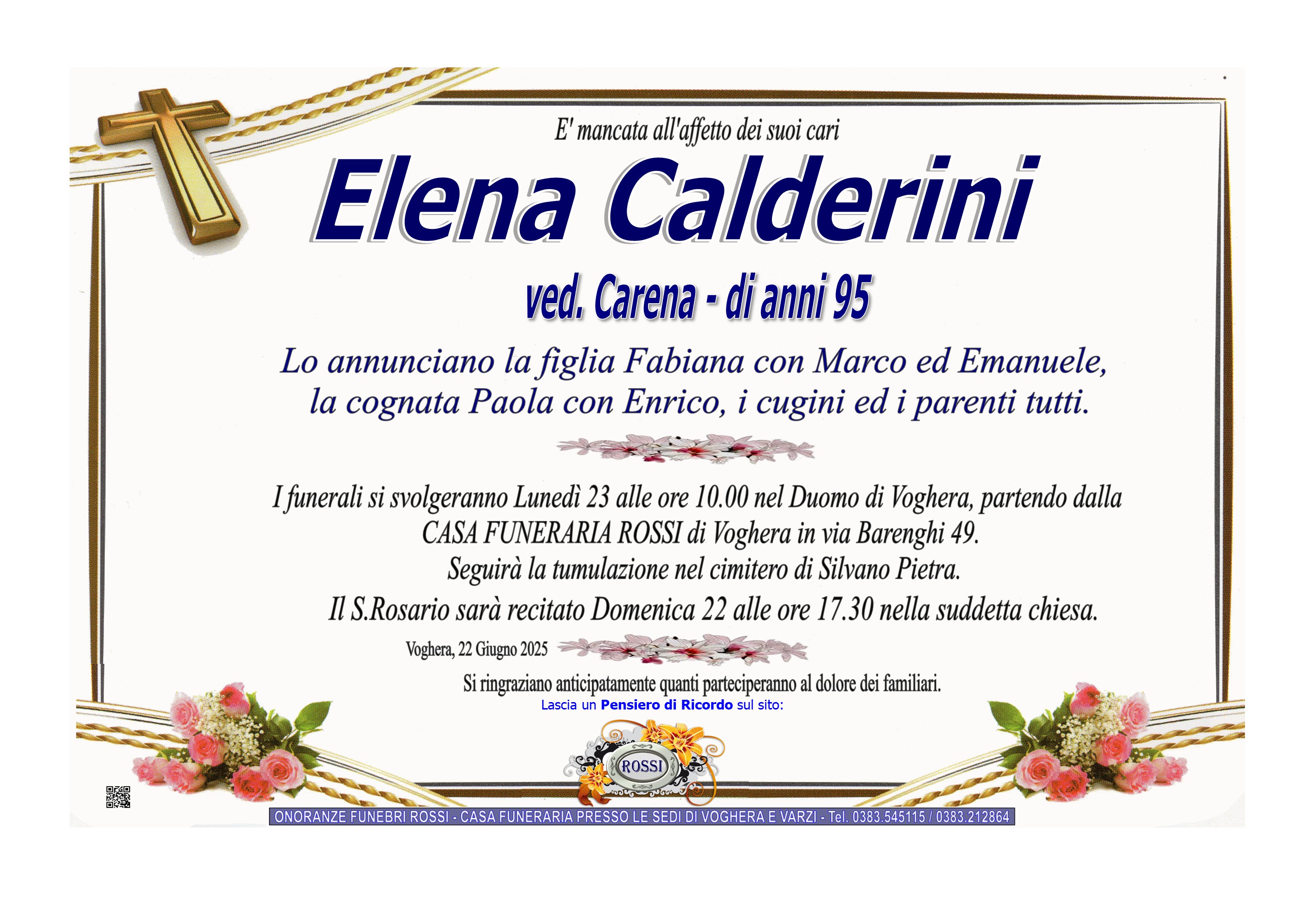 Annuncio famiglia