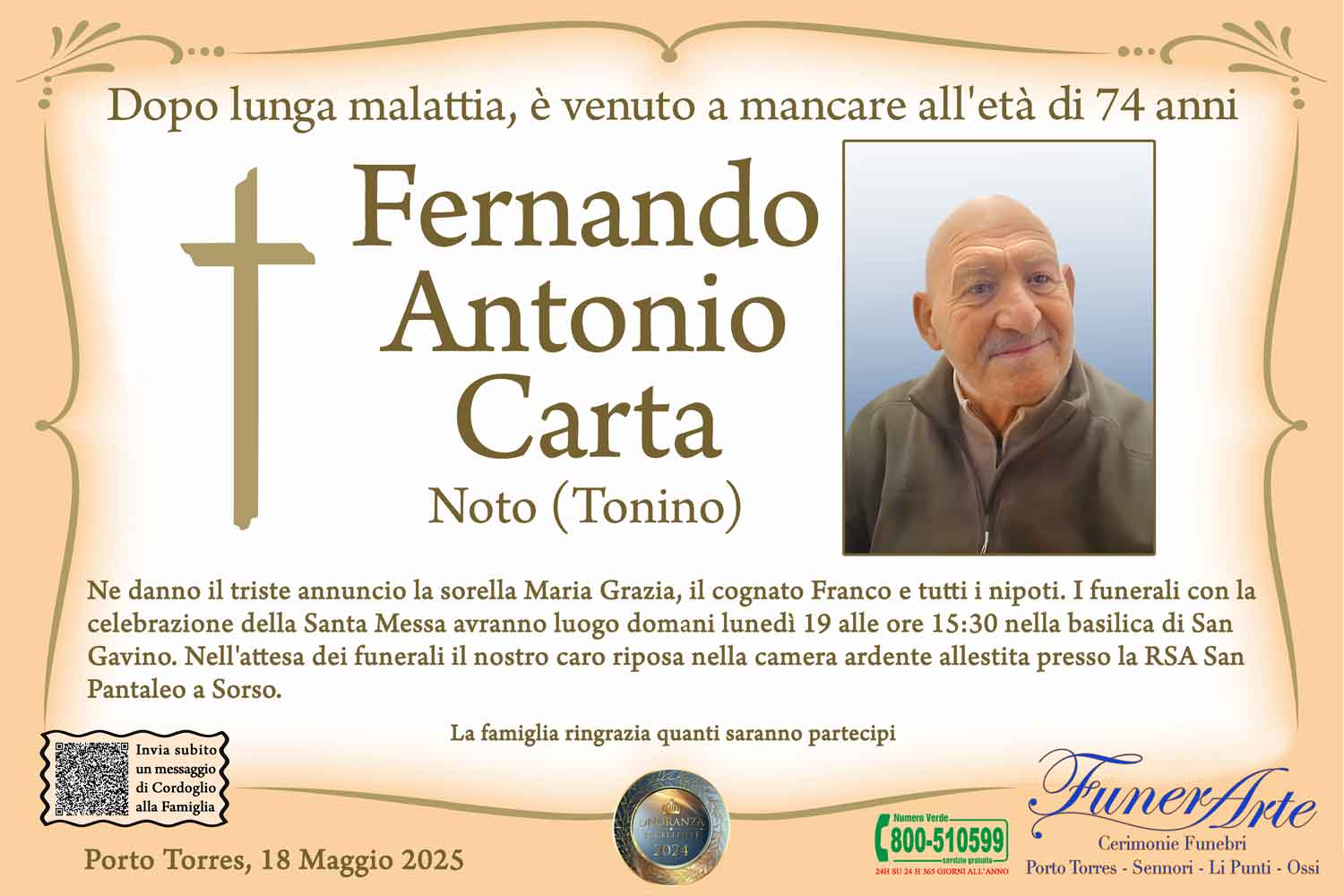 Annuncio famiglia