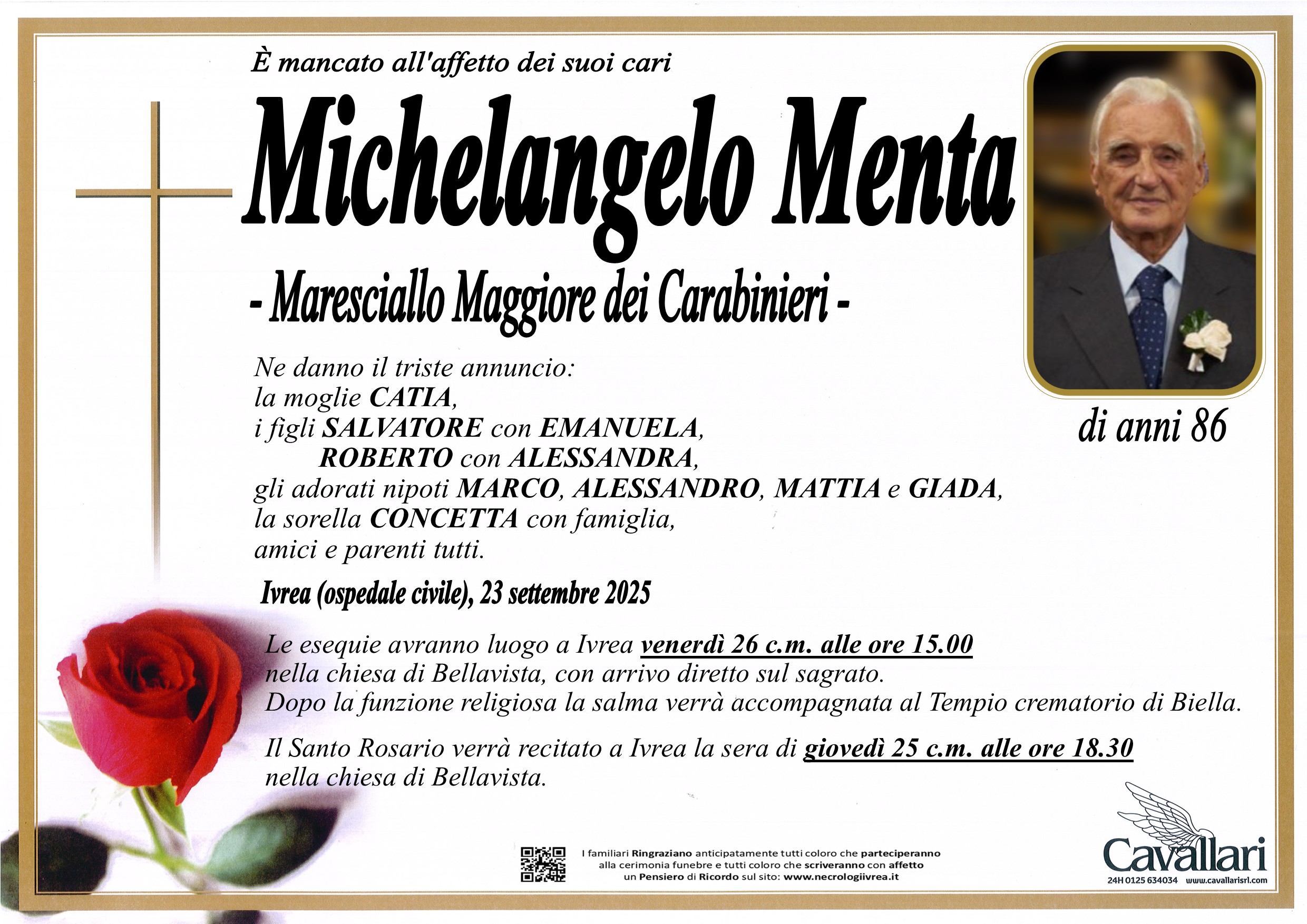 Annuncio famiglia