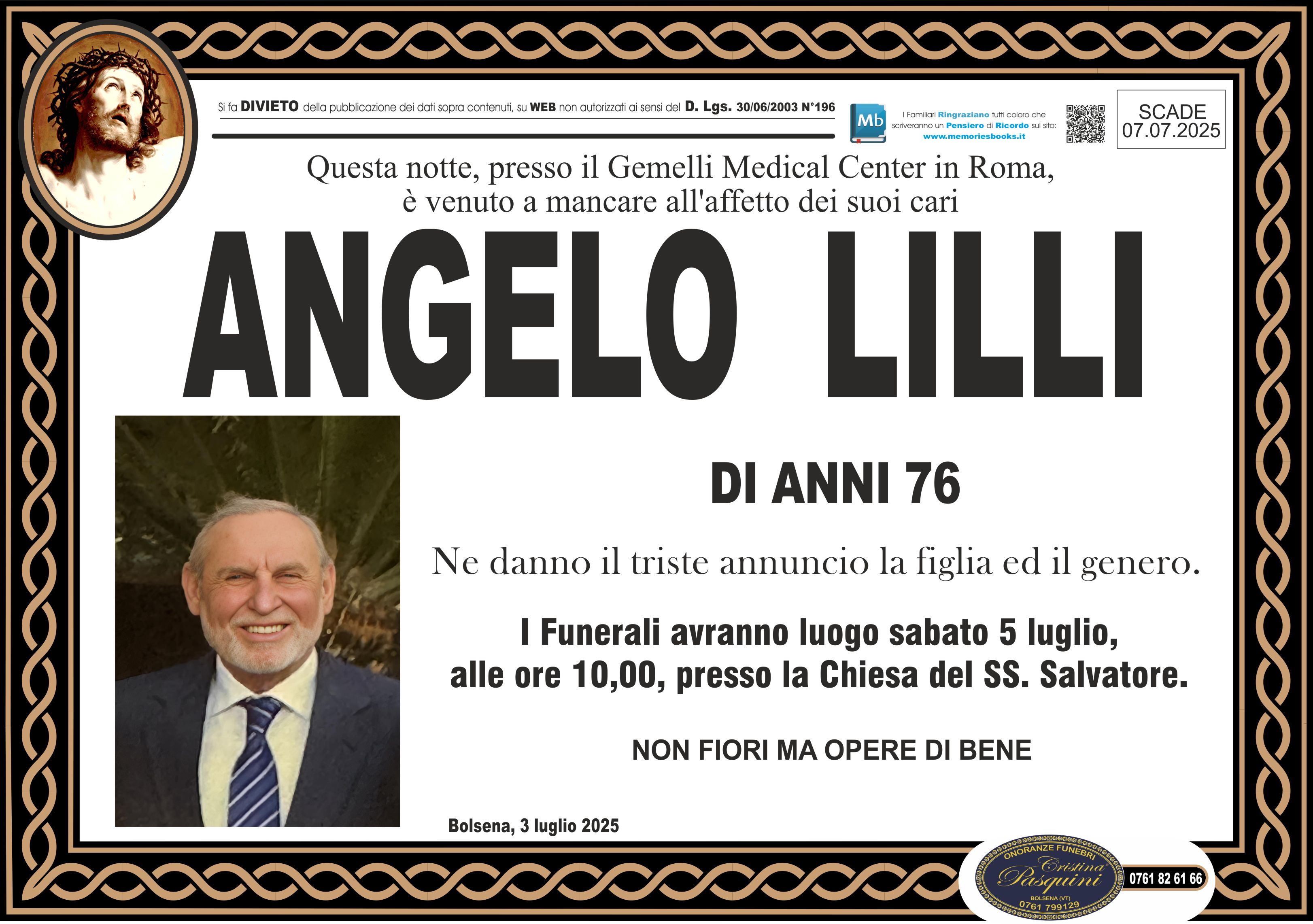 Annuncio famiglia
