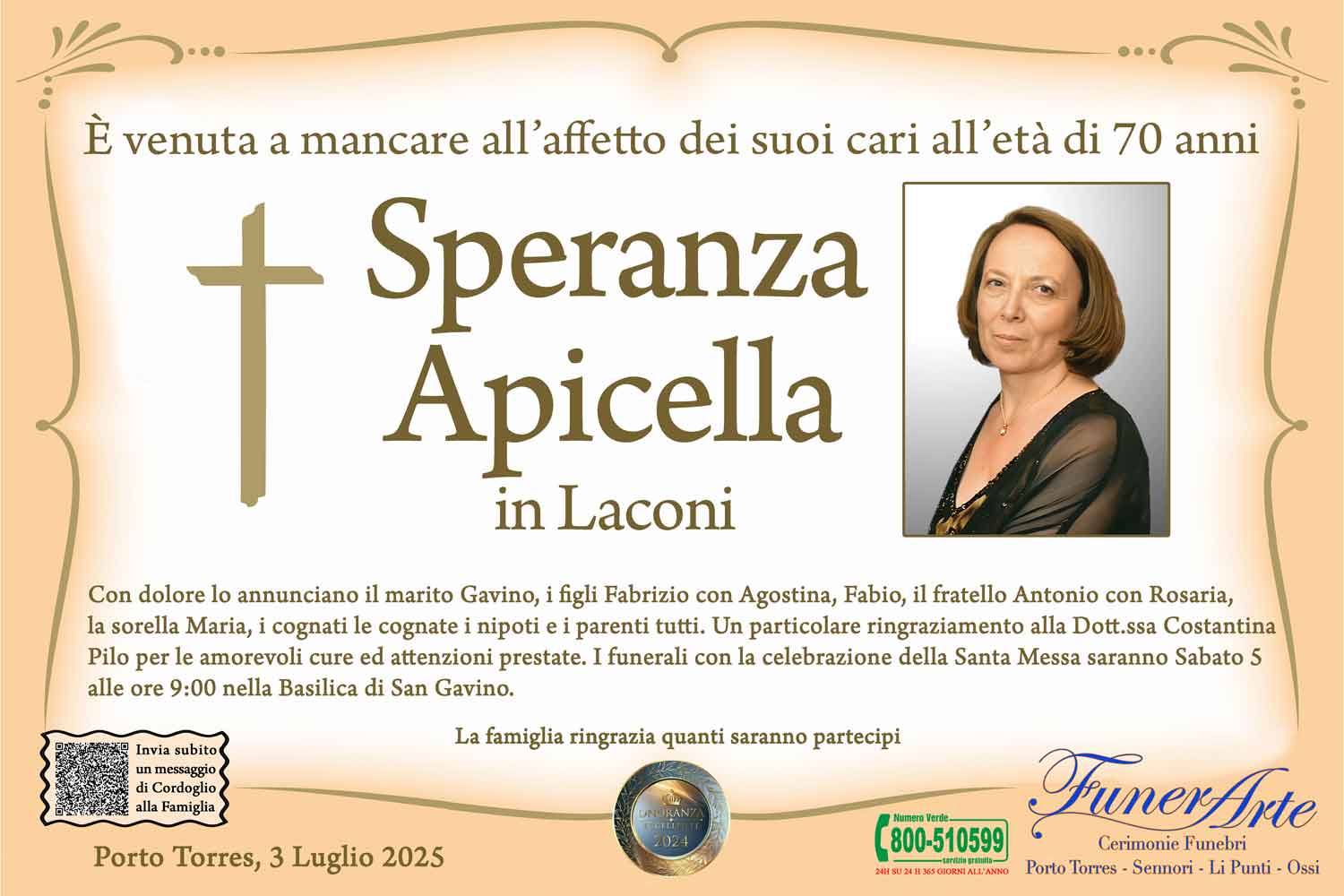 Annuncio famiglia