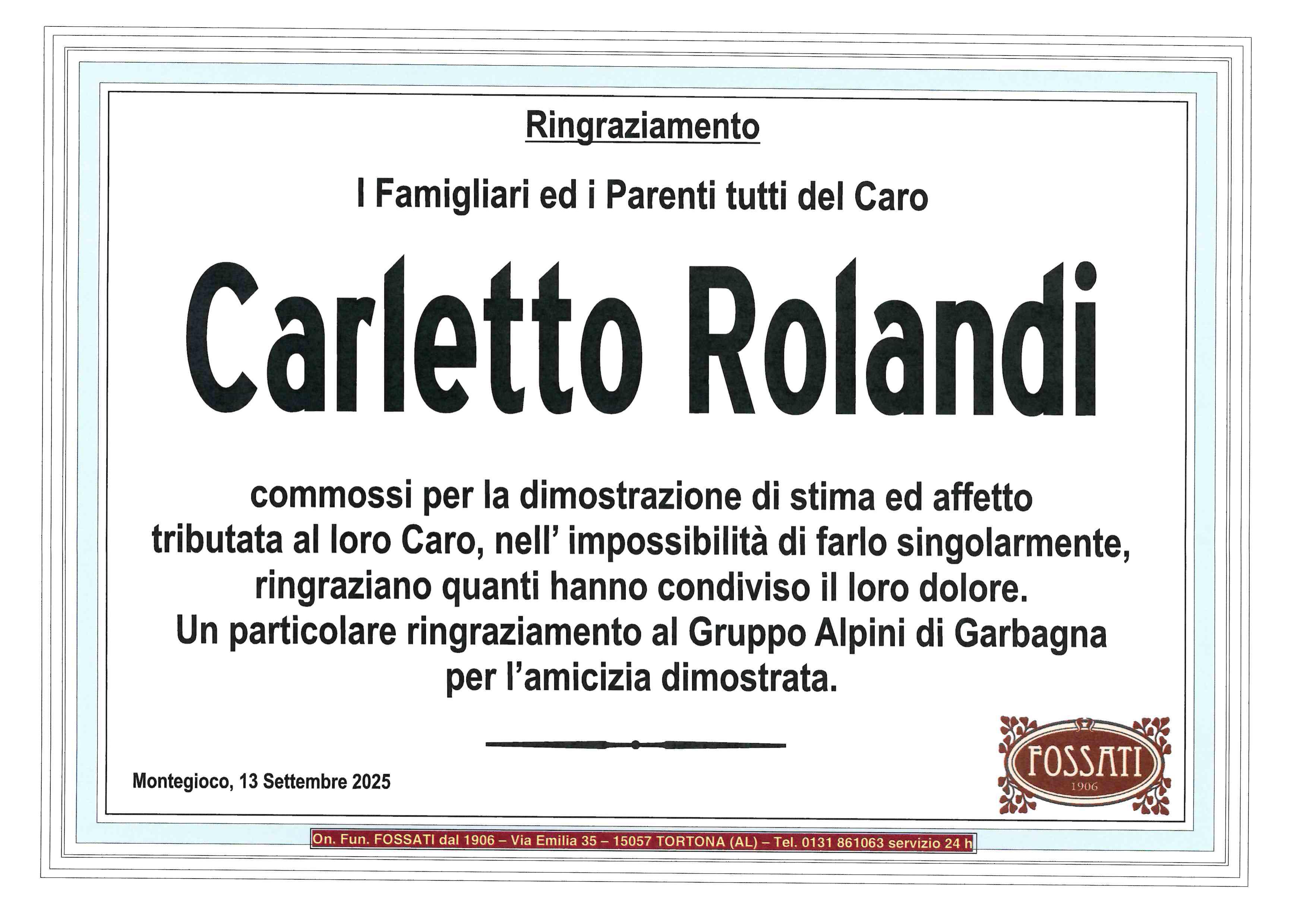 Ringraziamento