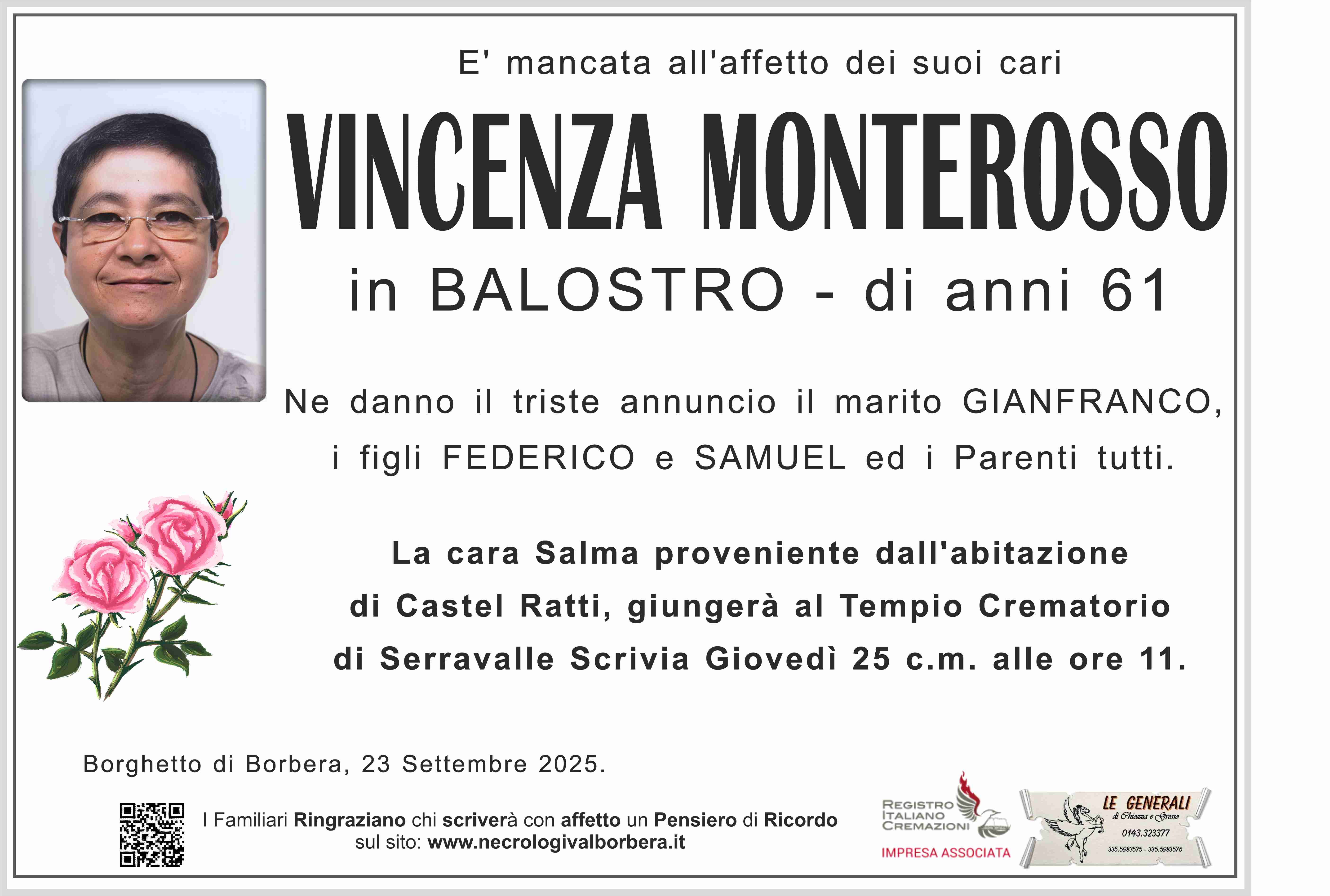 Annuncio famiglia