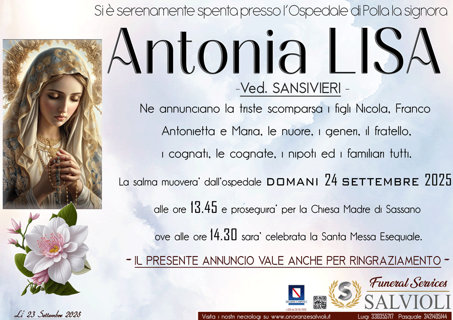 Annuncio famiglia