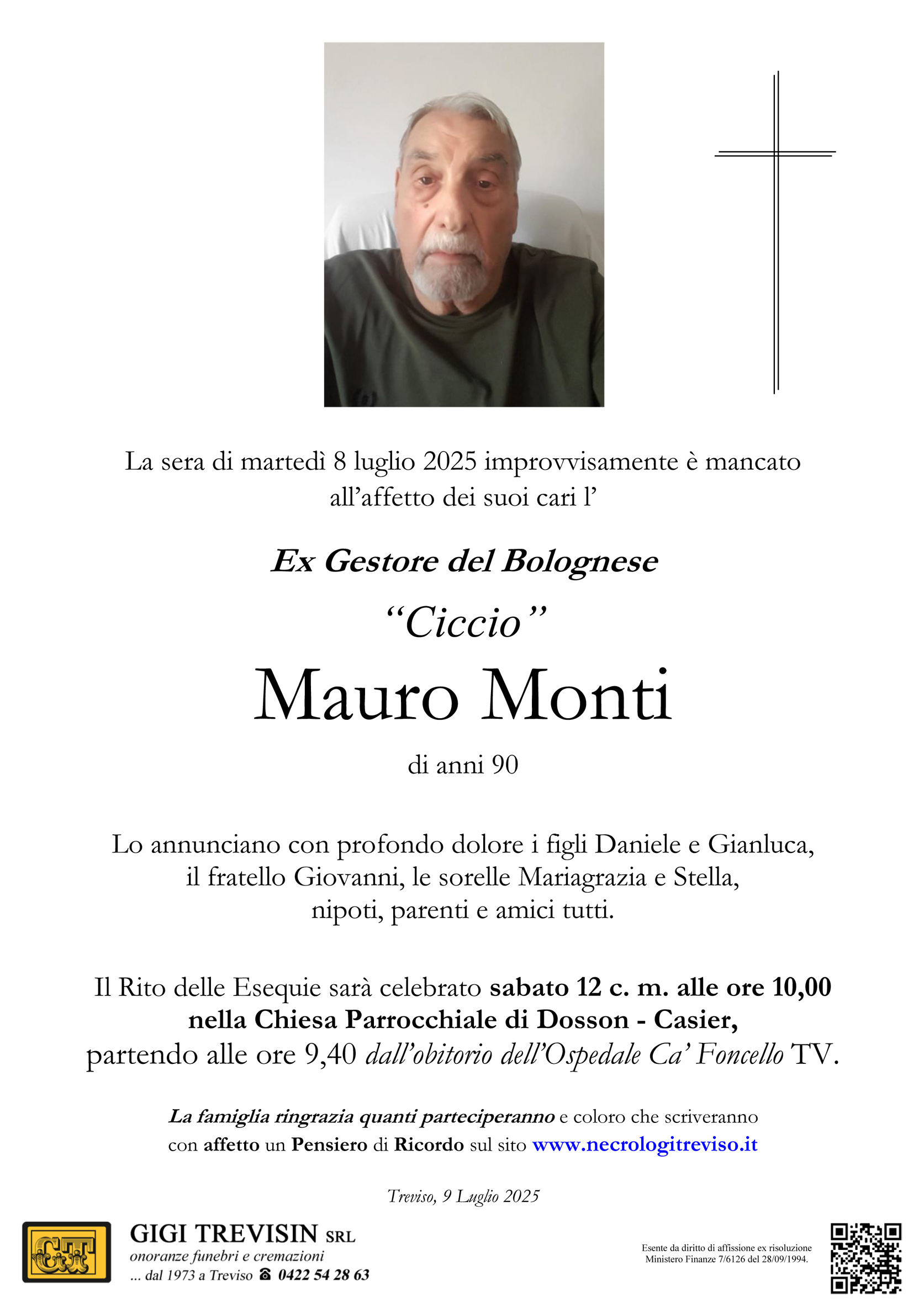 Annuncio famiglia