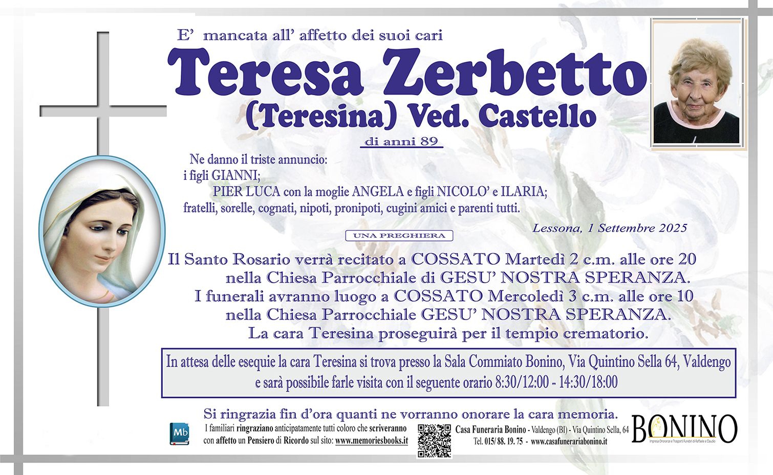 Annuncio famiglia