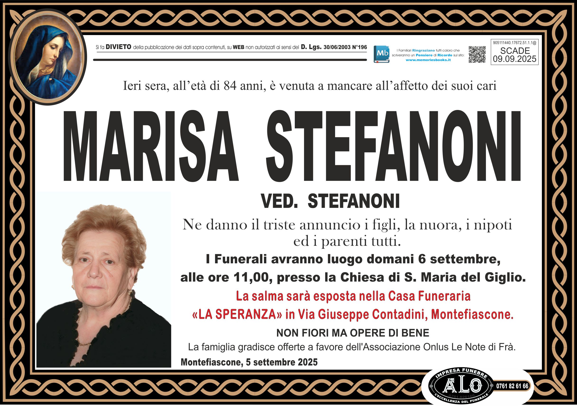 Annuncio famiglia