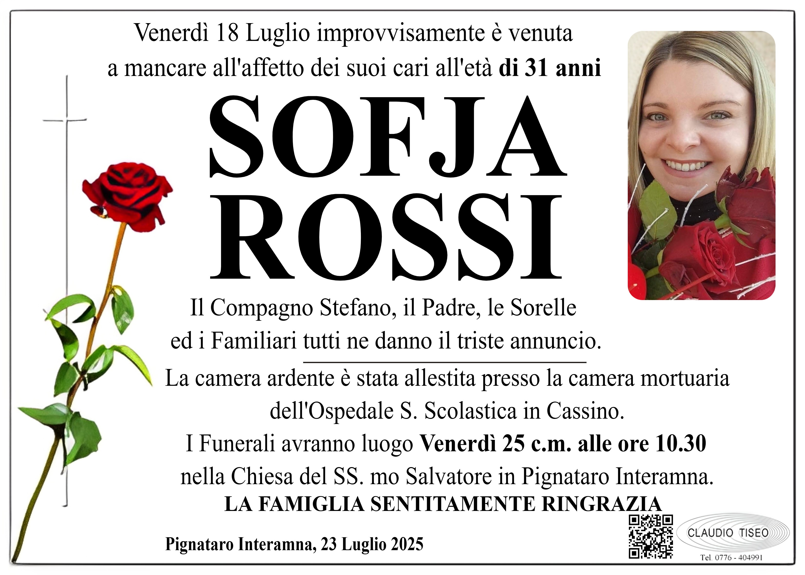 Annuncio famiglia