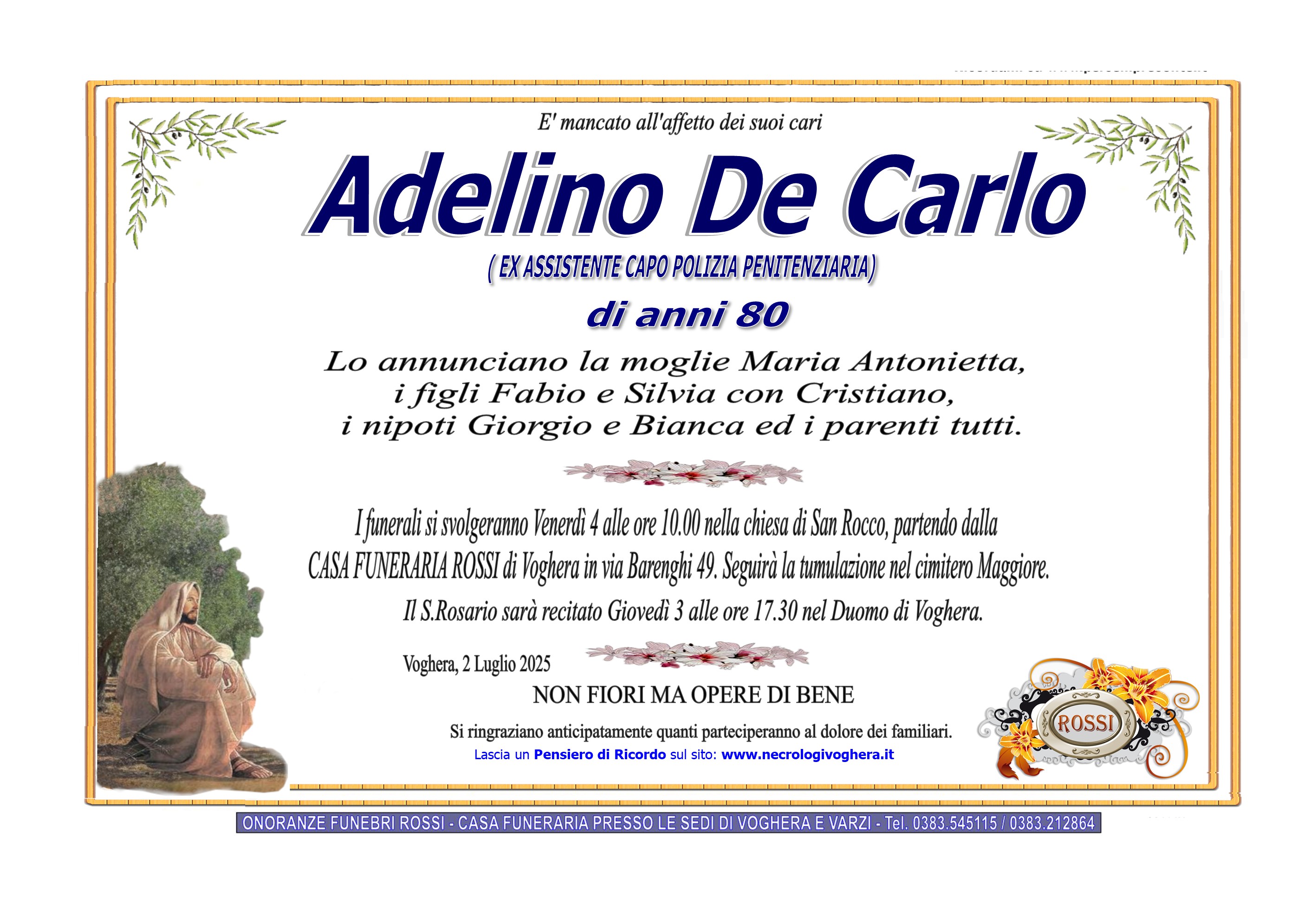 Annuncio famiglia