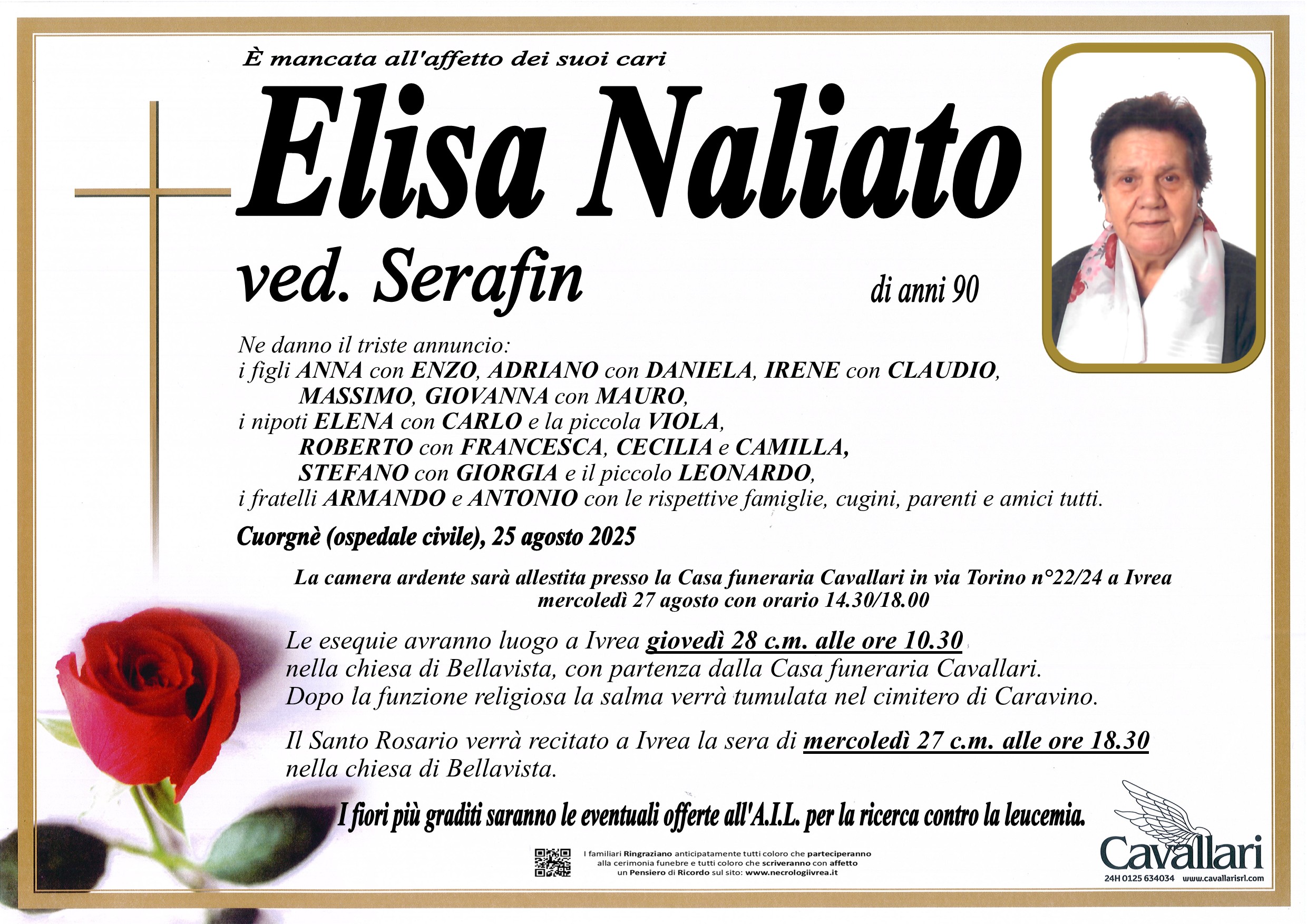 Annuncio famiglia