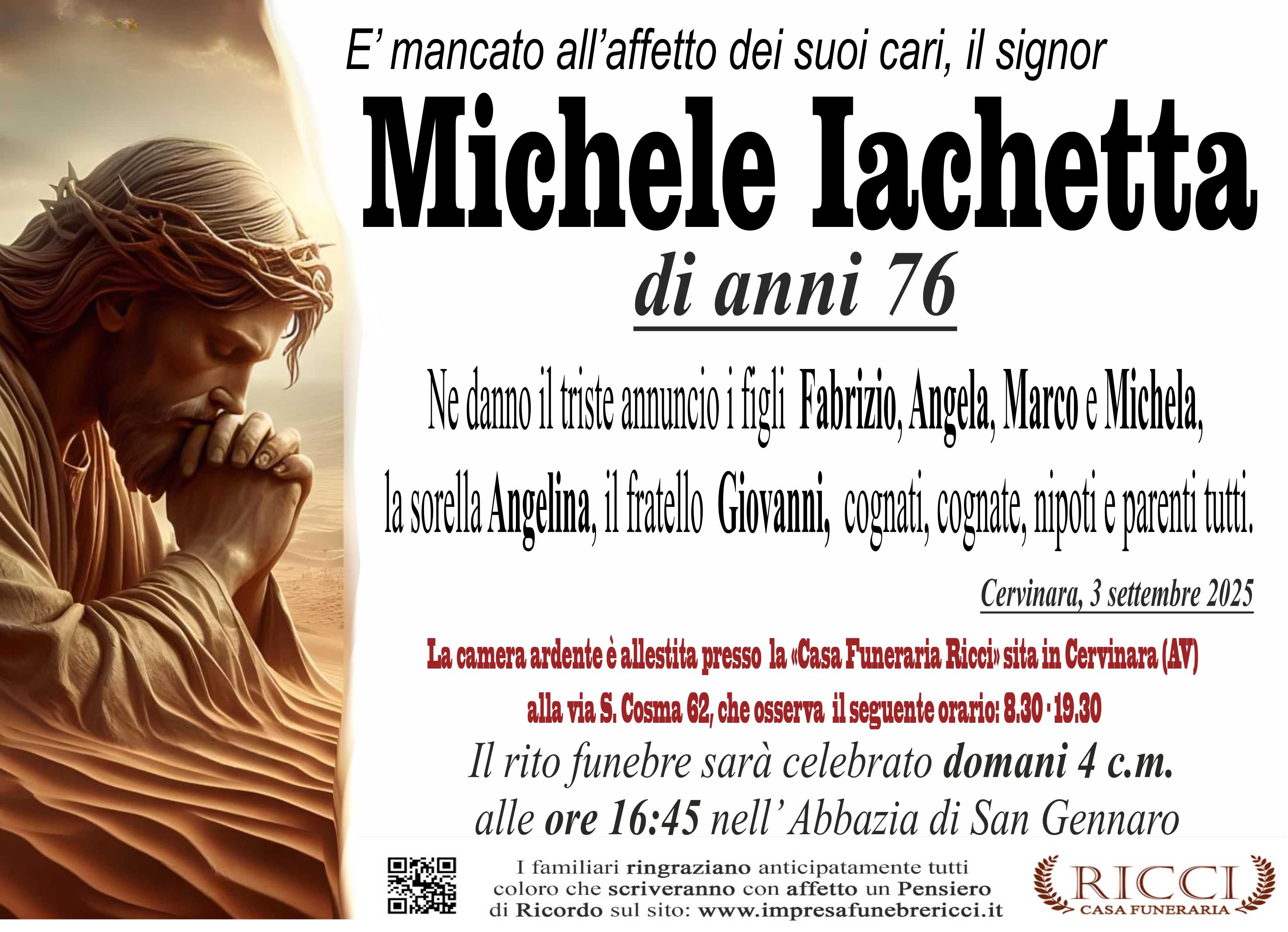 Annuncio famiglia