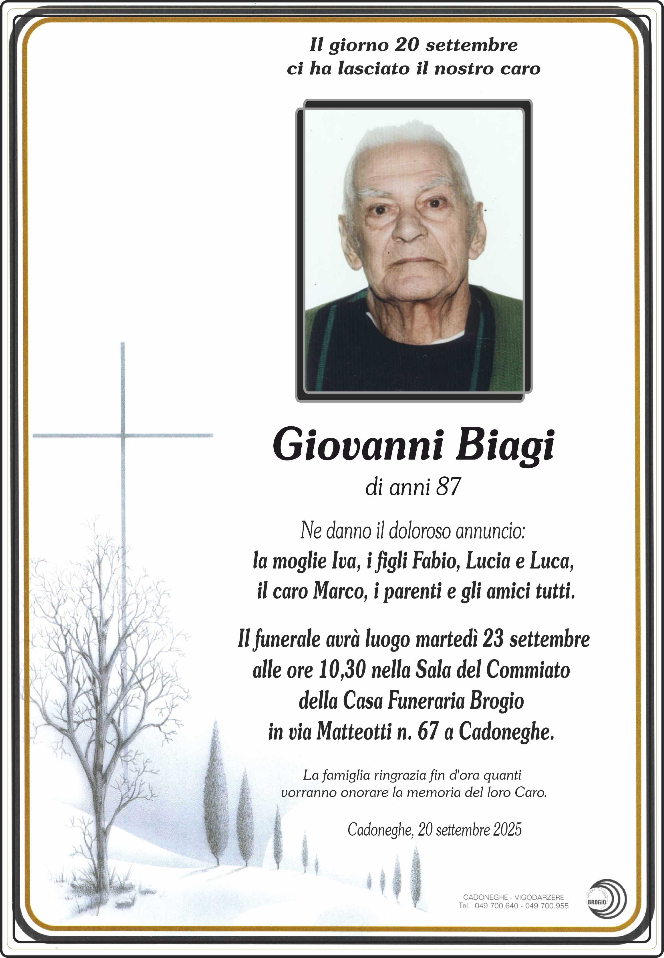 Annuncio famiglia