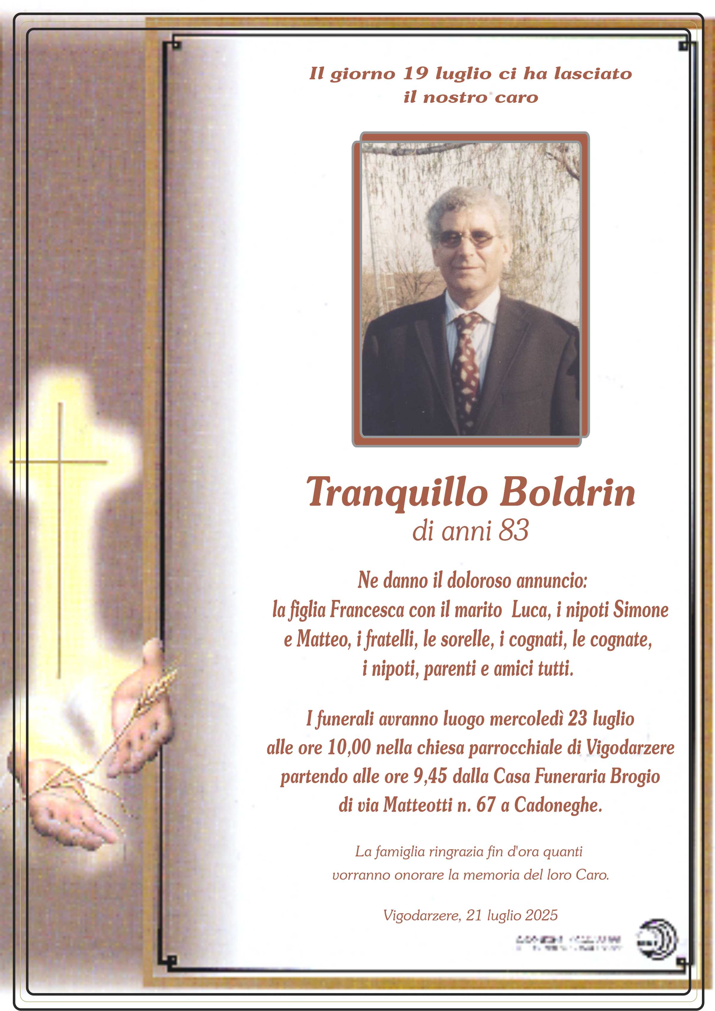 Annuncio famiglia