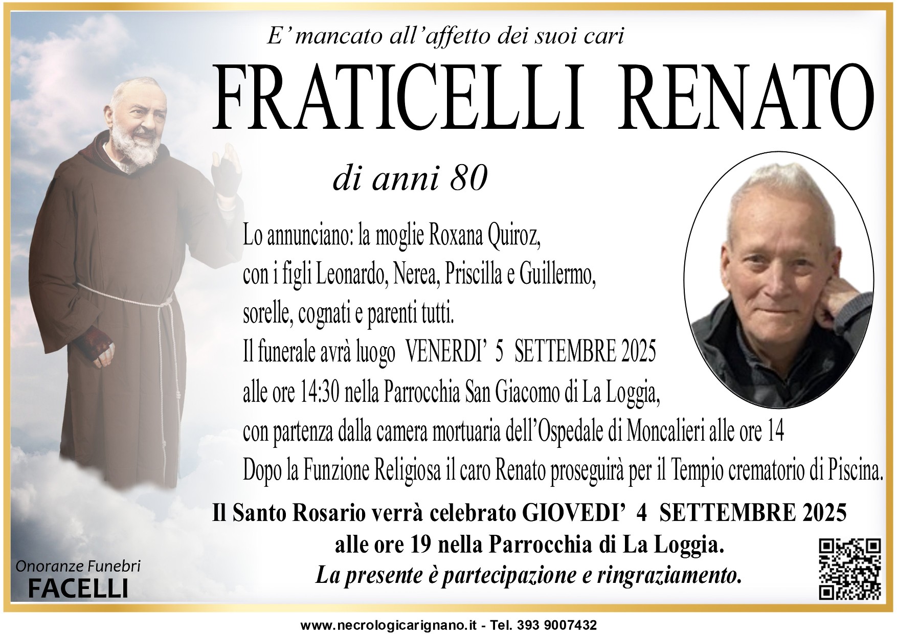 Annuncio famiglia