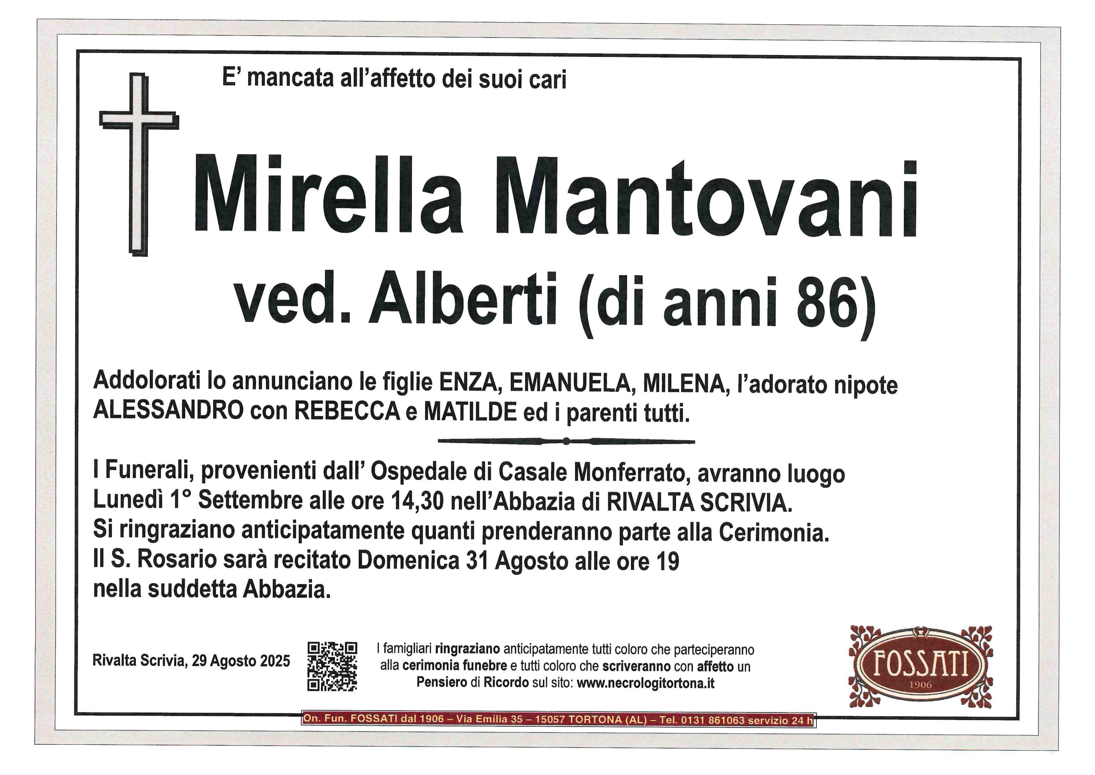 Annuncio famiglia